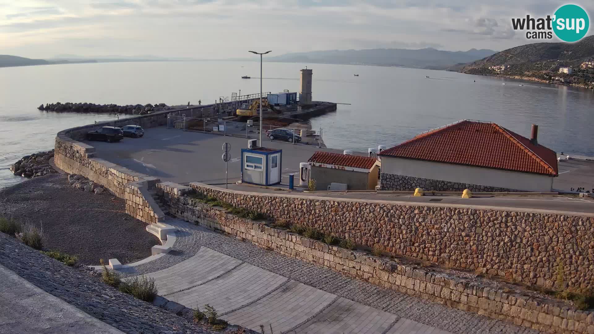 Senj Harbour Webcam – Breakwater & Lighthouse Live View
