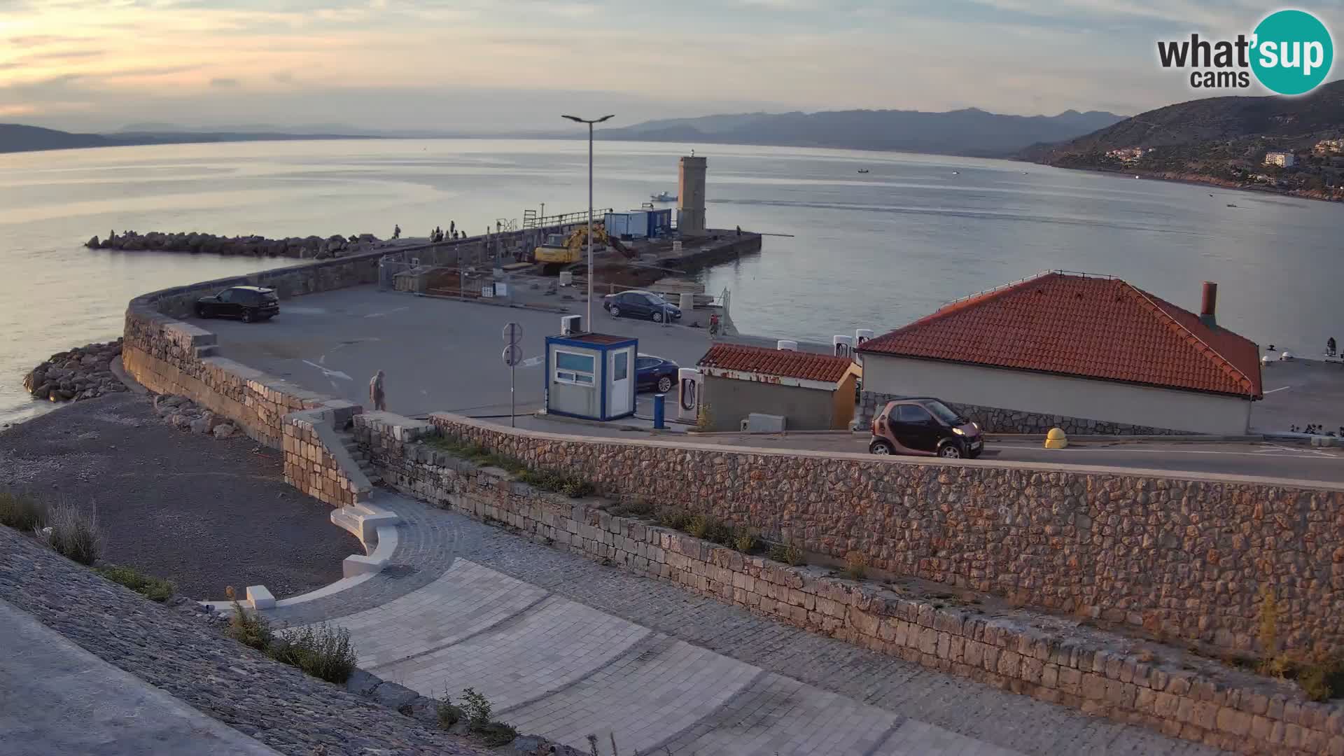 Senj Harbour Webcam – Breakwater & Lighthouse Live View