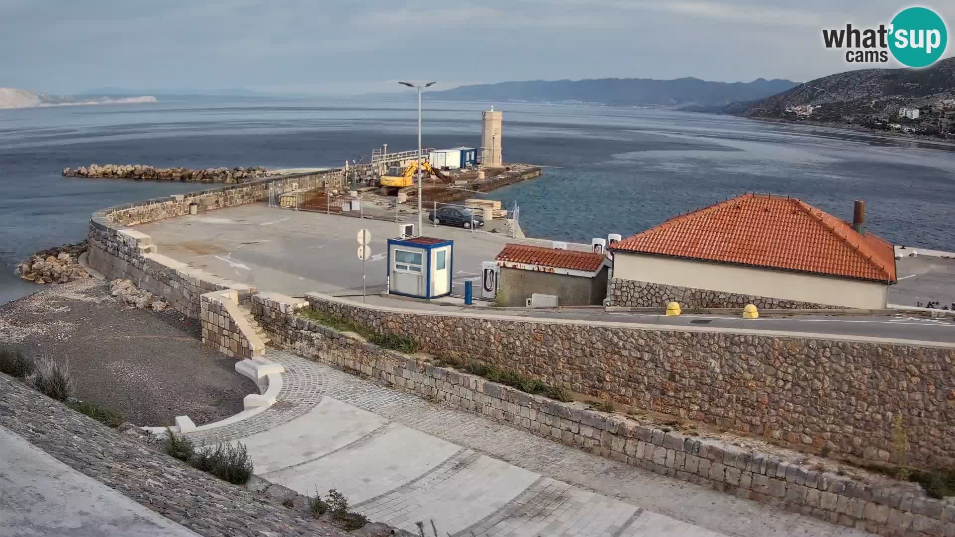 Senj Harbour Webcam – Breakwater & Lighthouse Live View