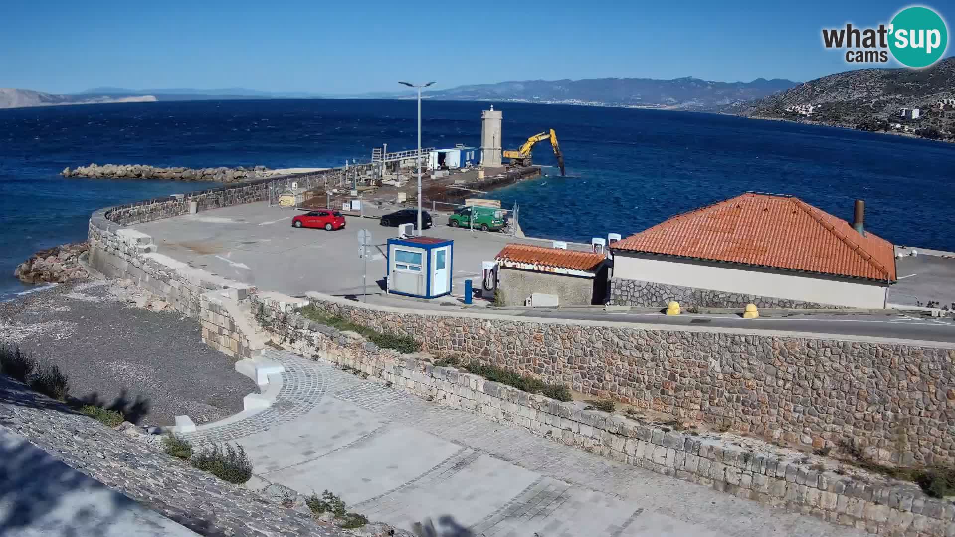 Senj Harbour Webcam – Breakwater & Lighthouse Live View