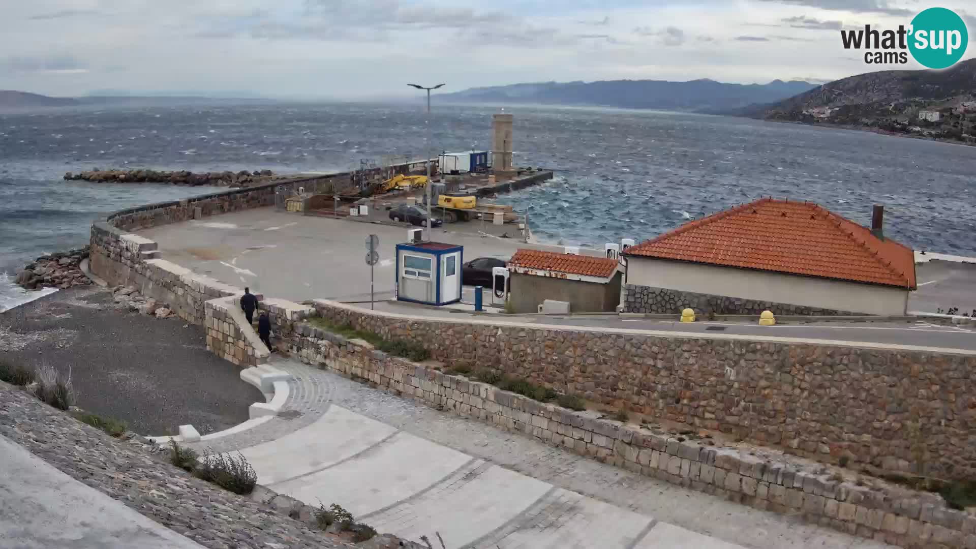 Senj Harbour Webcam – Breakwater & Lighthouse Live View