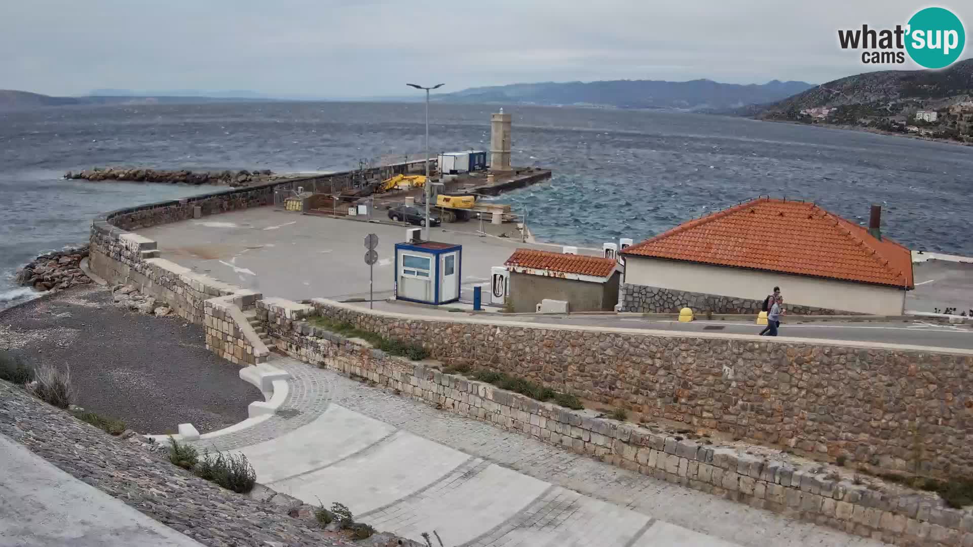 Senj Harbour Webcam – Breakwater & Lighthouse Live View