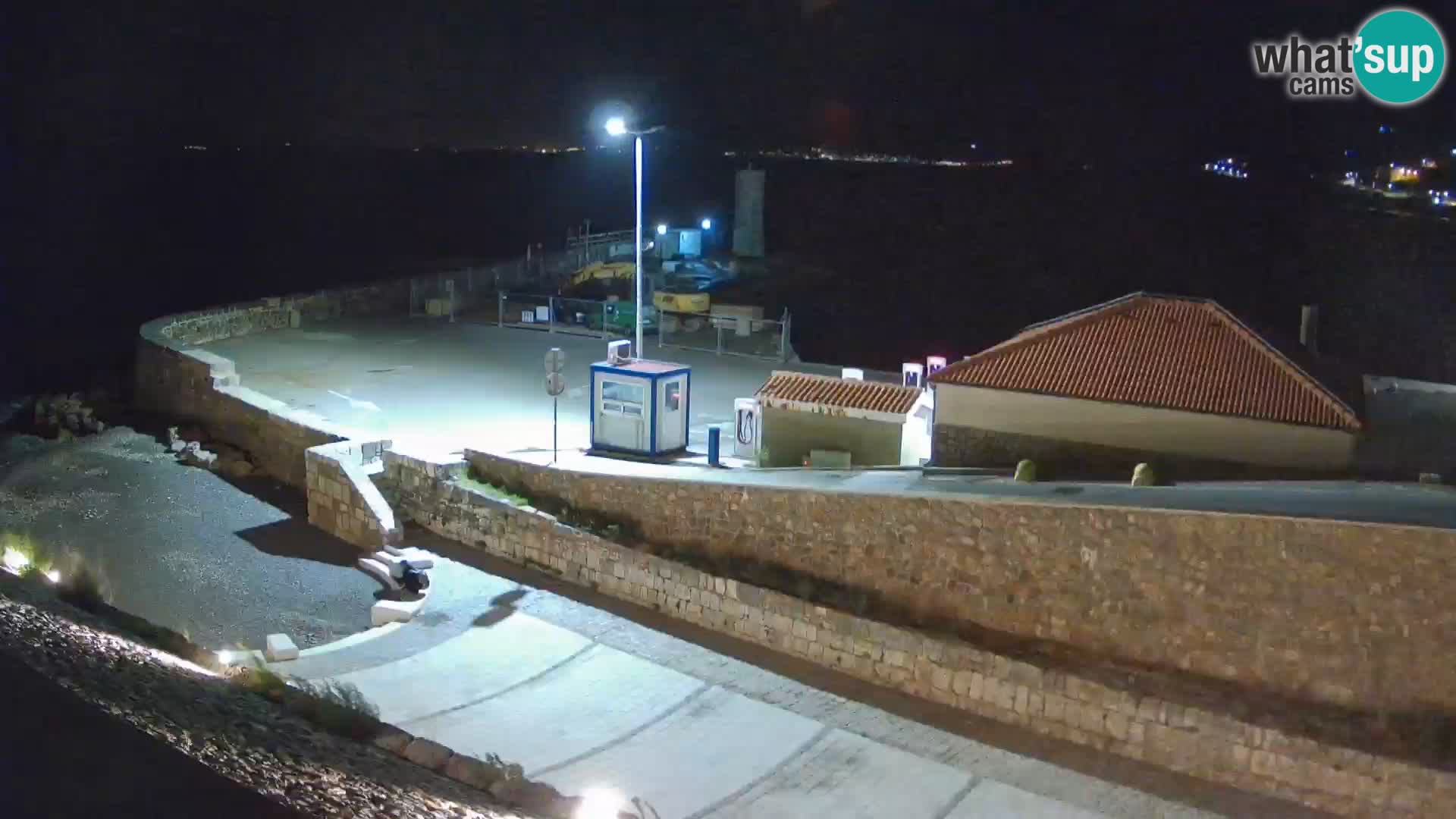 Senj Harbour Webcam – Breakwater & Lighthouse Live View