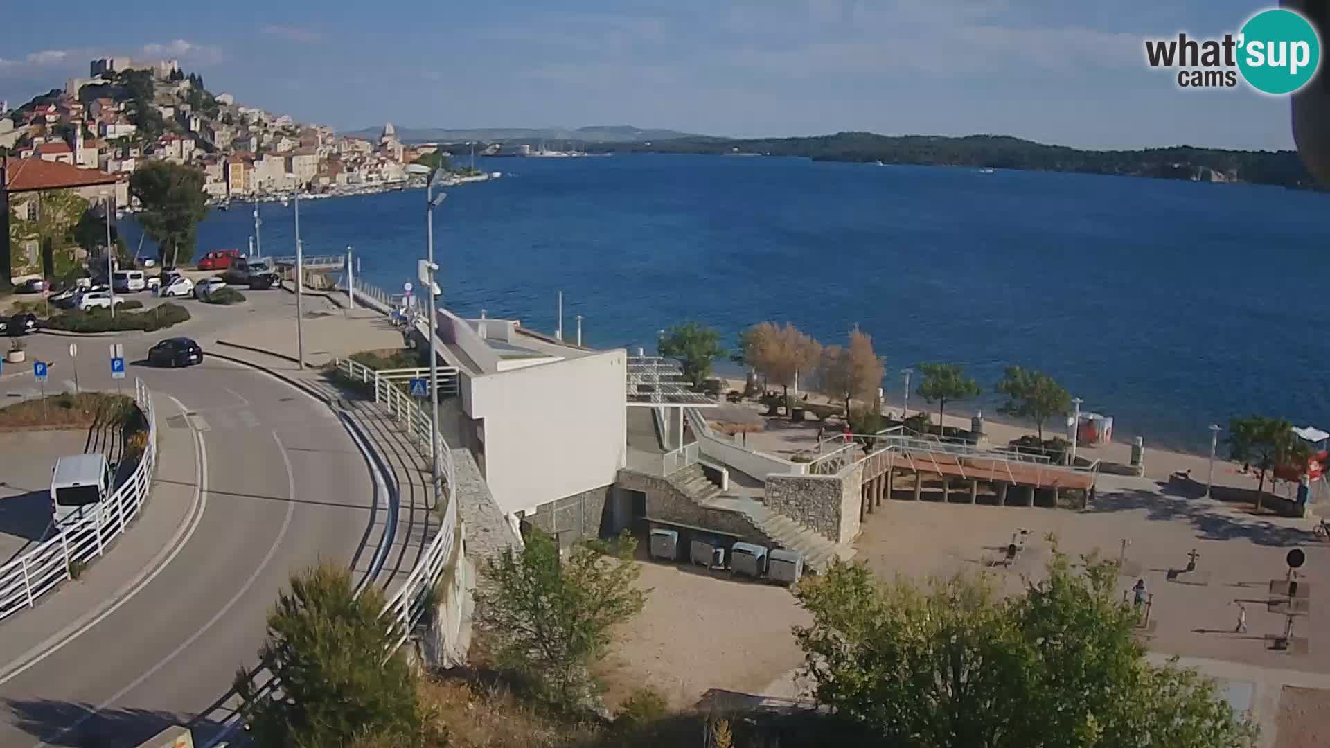 Web kamera Šibenik plaža Banj