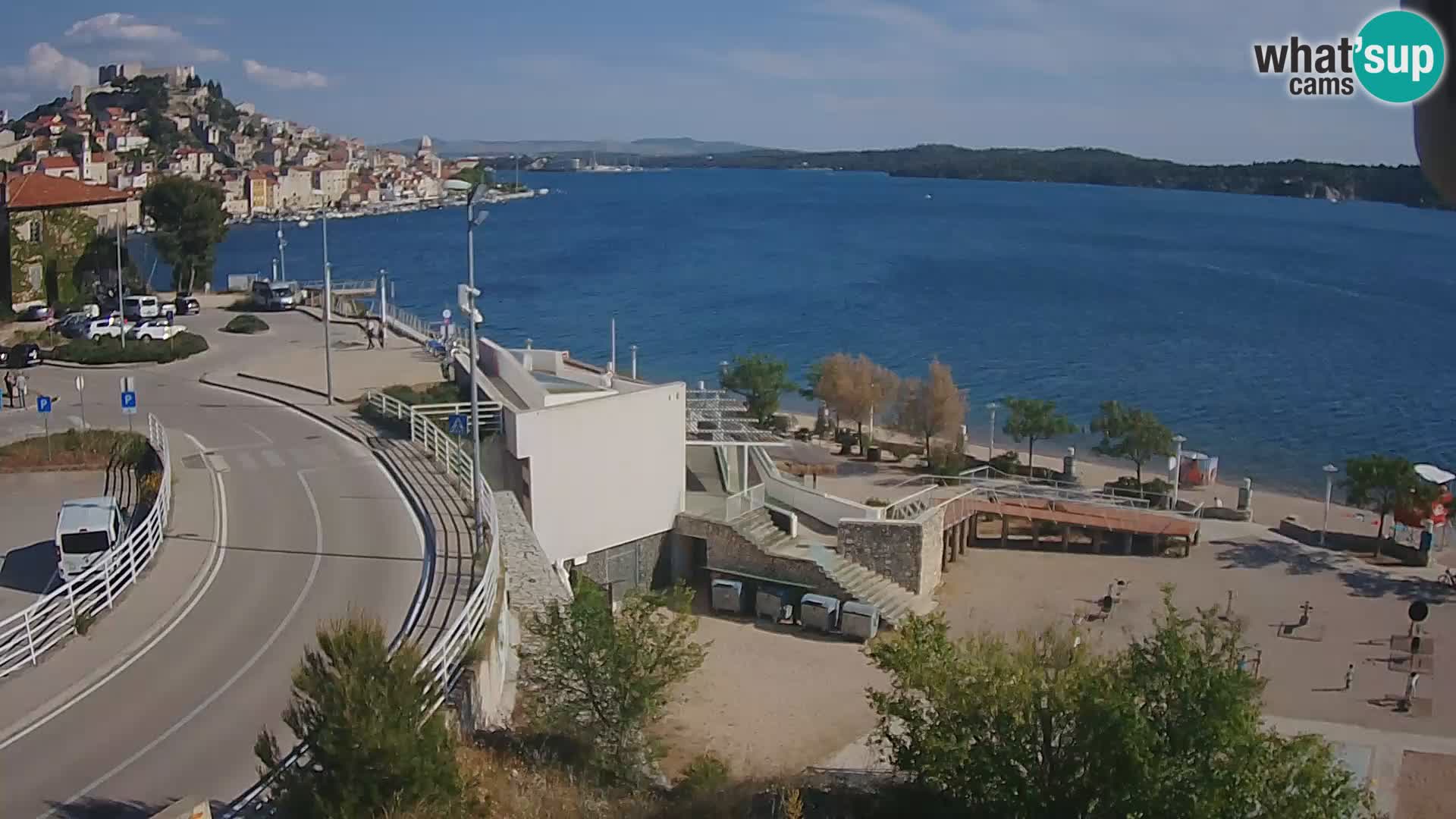 Šibenik webcam Beach Banj