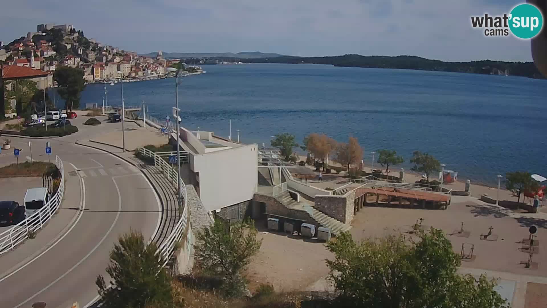 Šibenik webcam Beach Banj