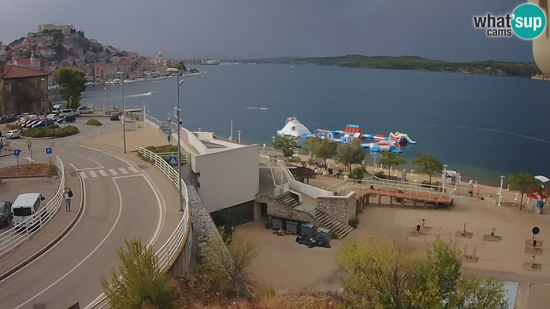 Šibenik webcam Beach Banj