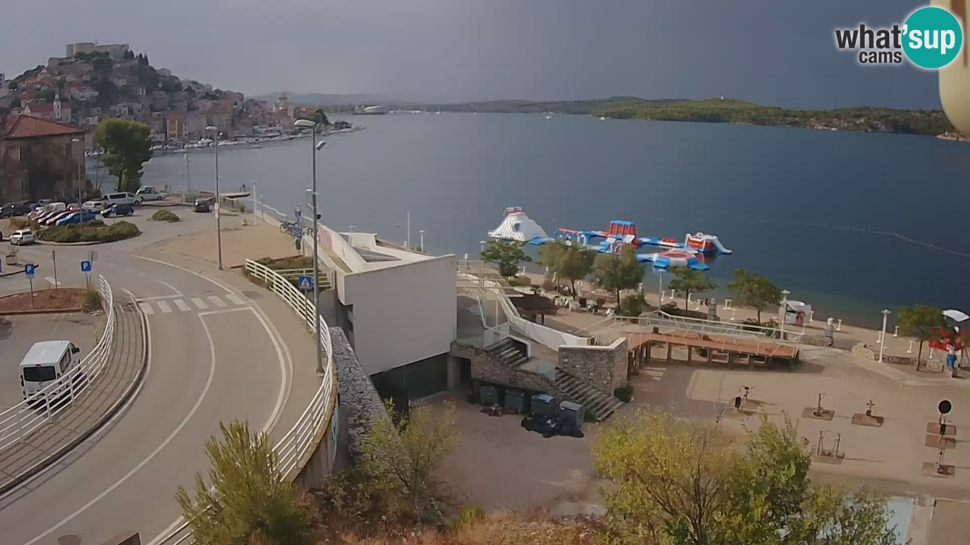 Šibenik webcam Beach Banj