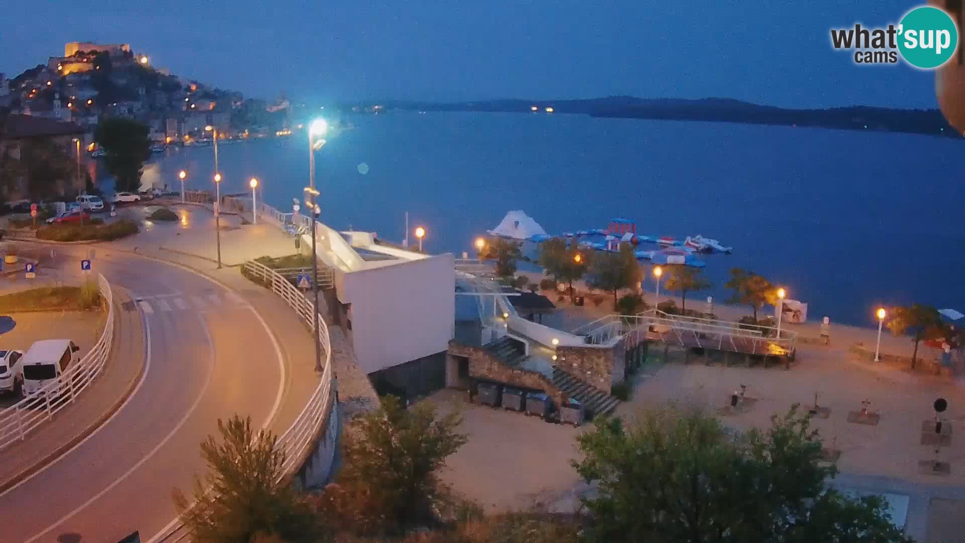 Šibenik webcam Beach Banj