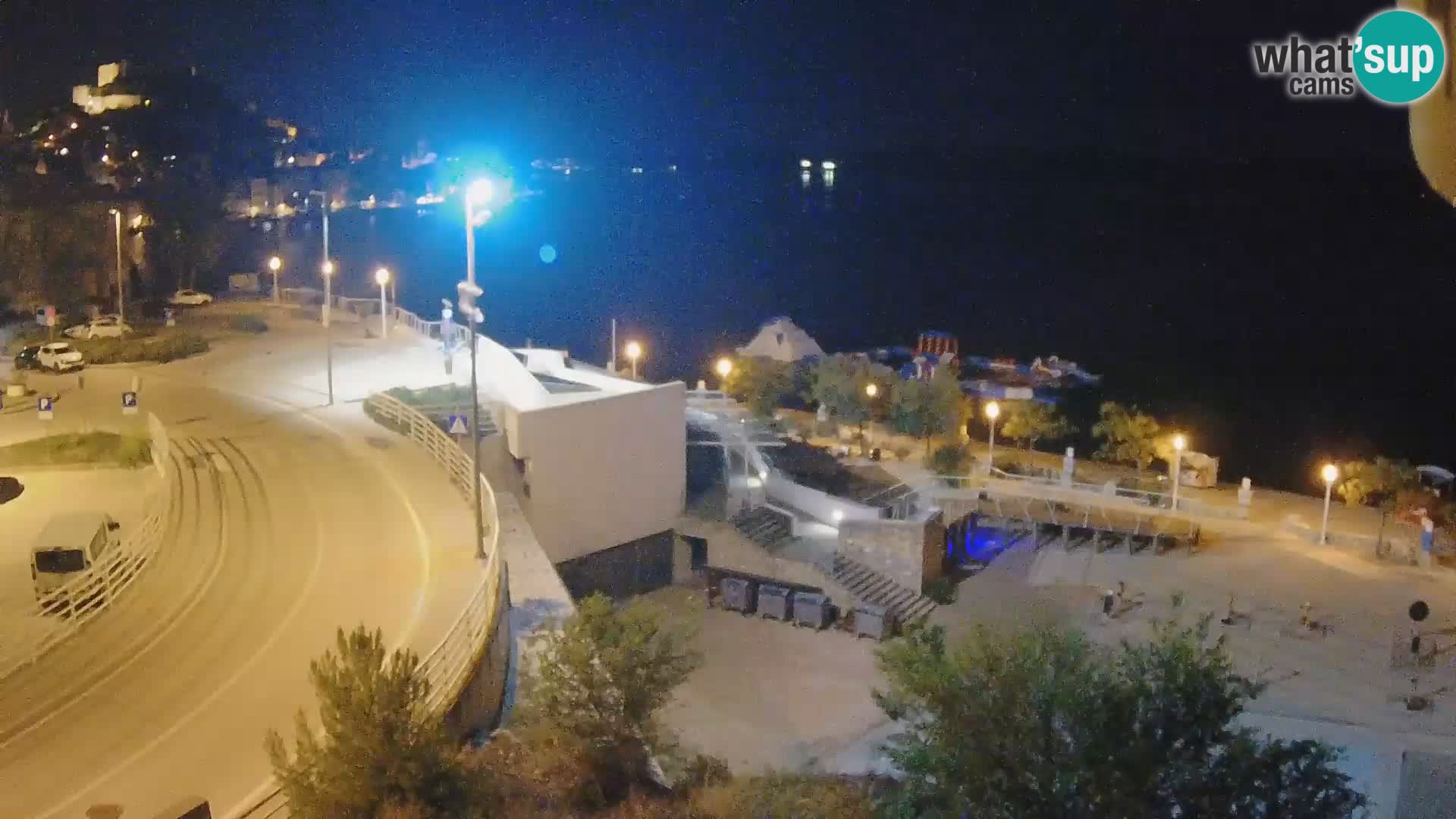 Šibenik webcam Beach Banj