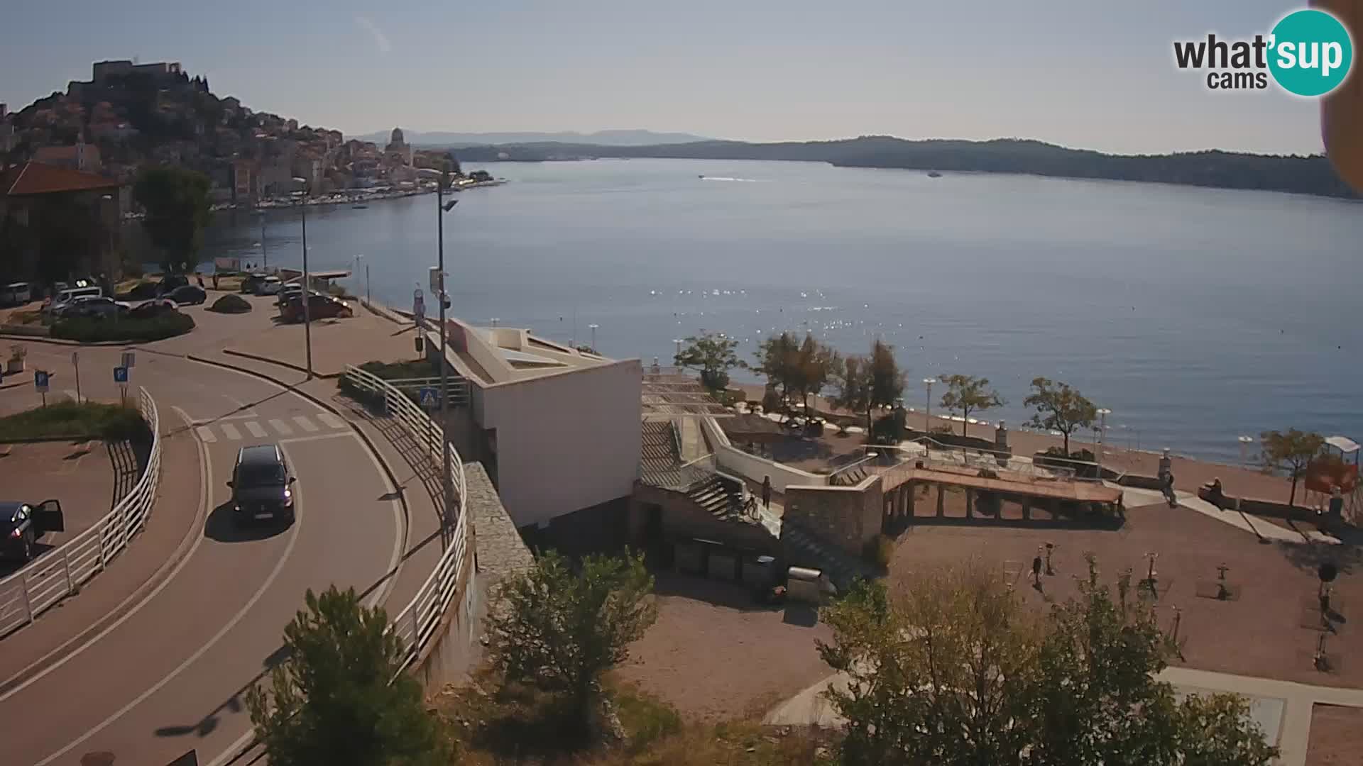 Šibenik webcam Beach Banj