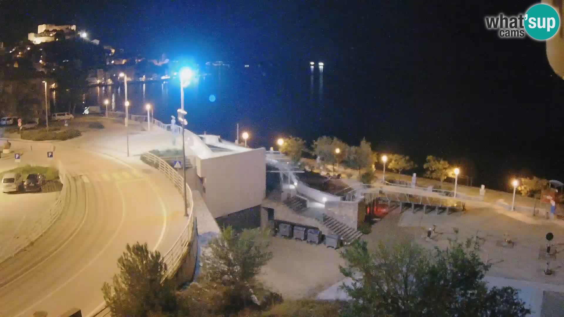 Livecam Sibenico spiaggia Banj