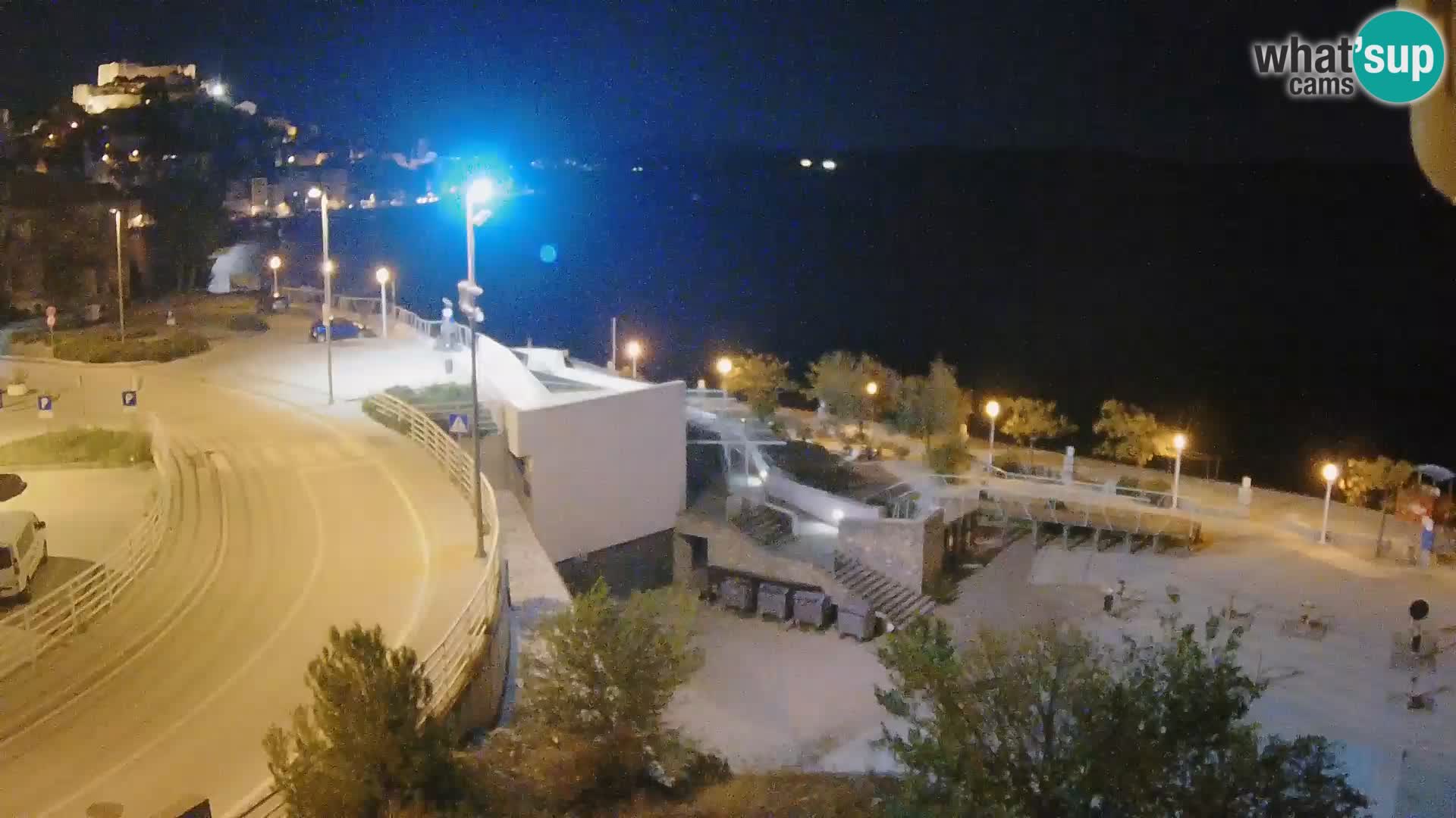 Webcam Šibenik Strand Banj