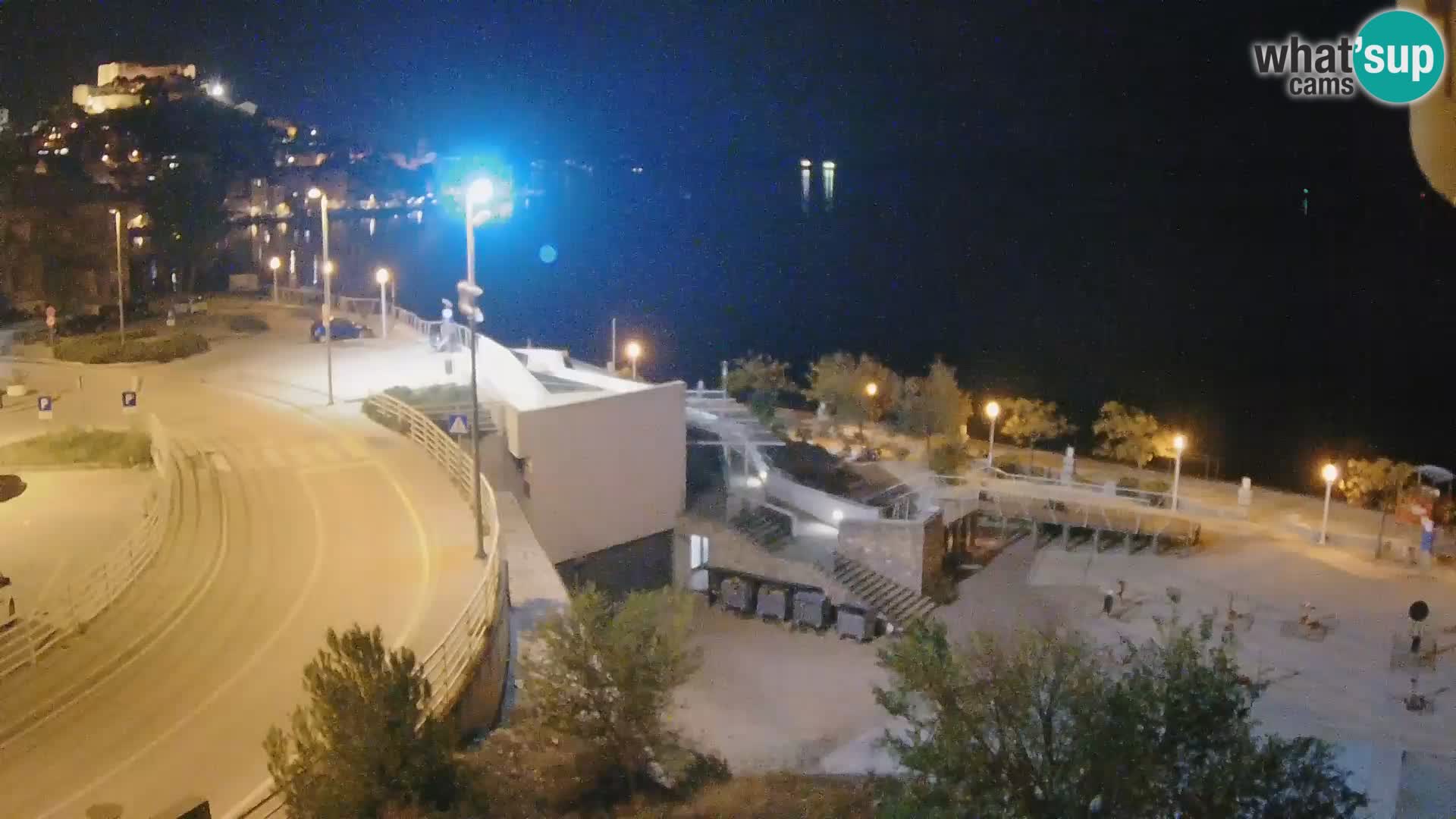 Šibenik webcam Beach Banj