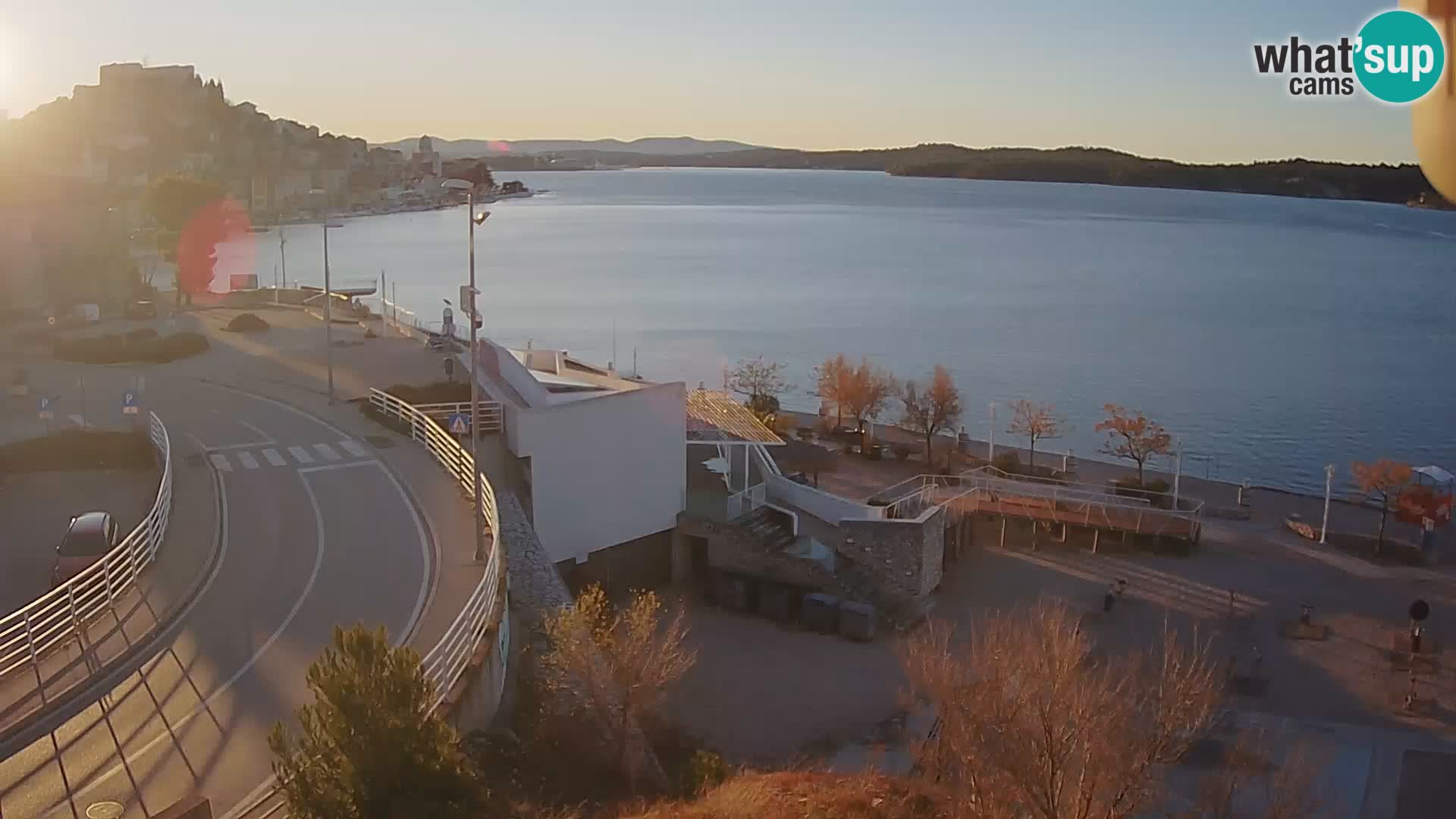 Šibenik webcam Beach Banj