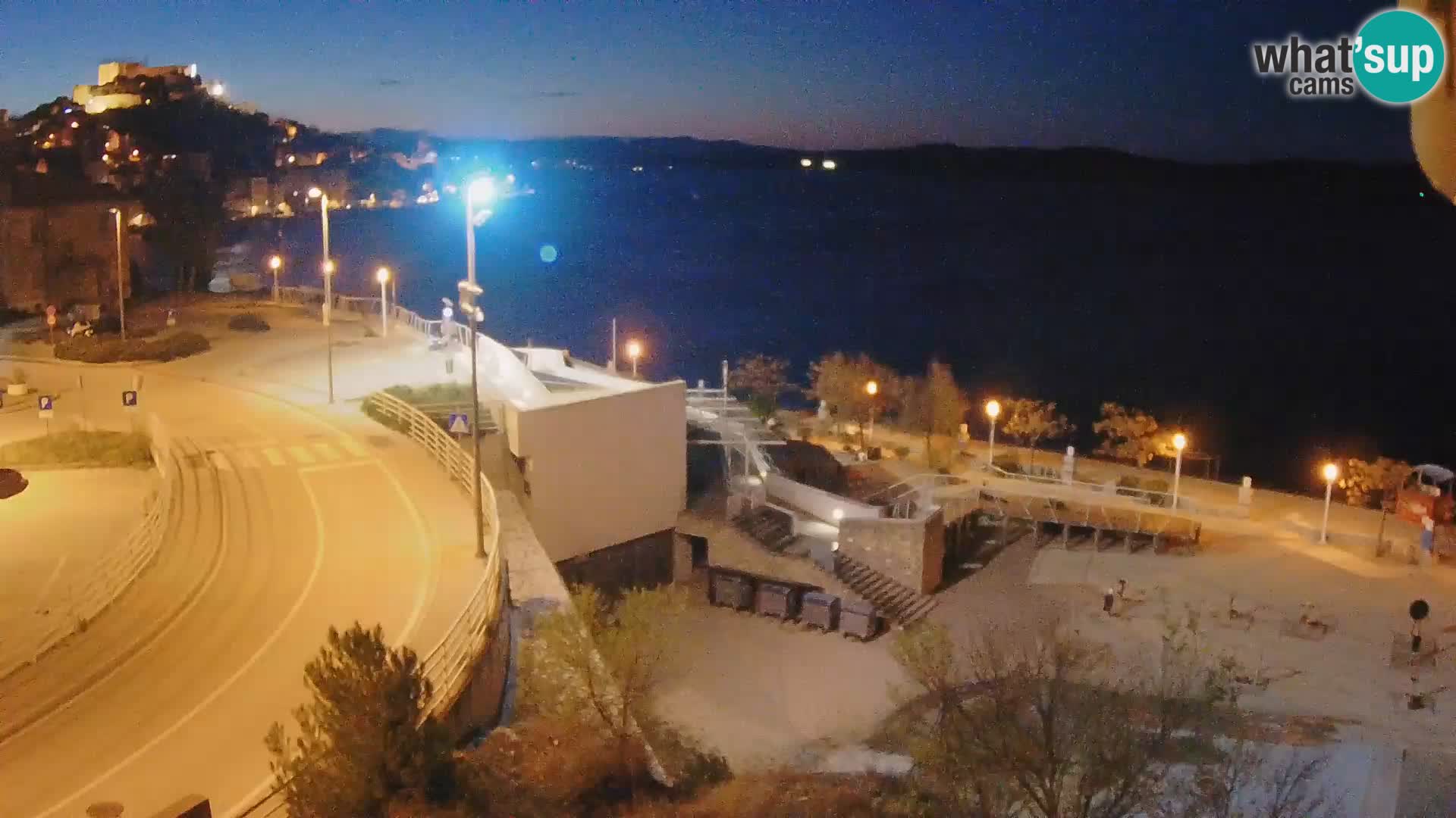 Šibenik webcam Beach Banj