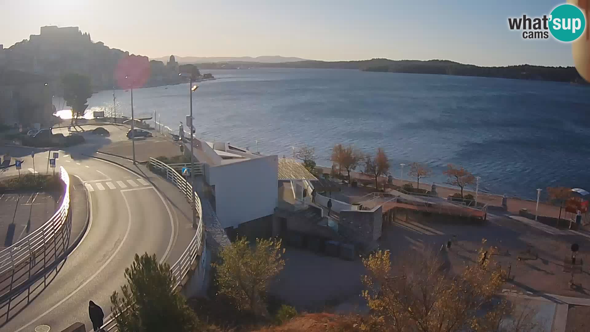 Šibenik webcam Beach Banj