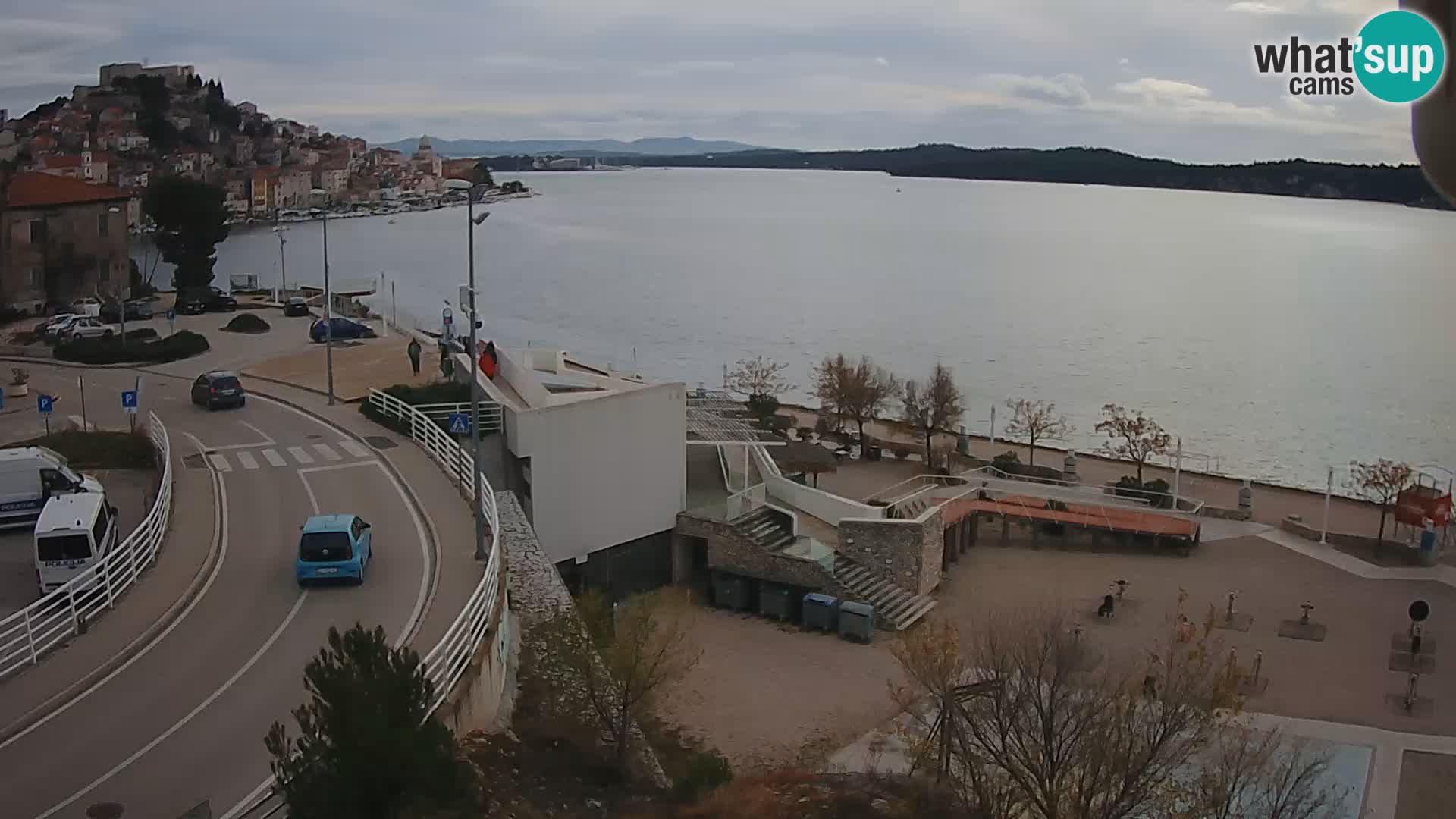 Šibenik webcam Beach Banj