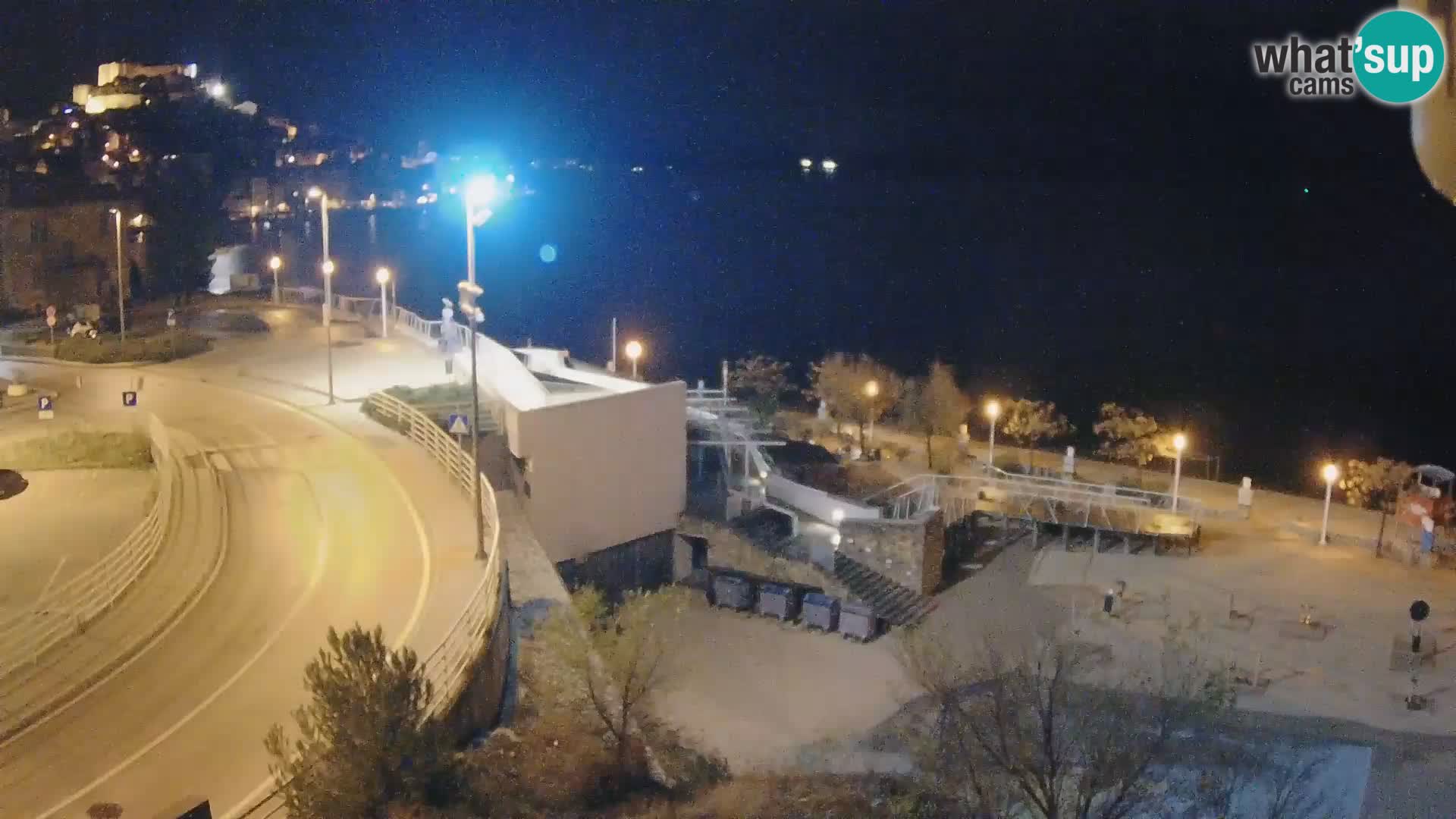 Šibenik webcam Beach Banj