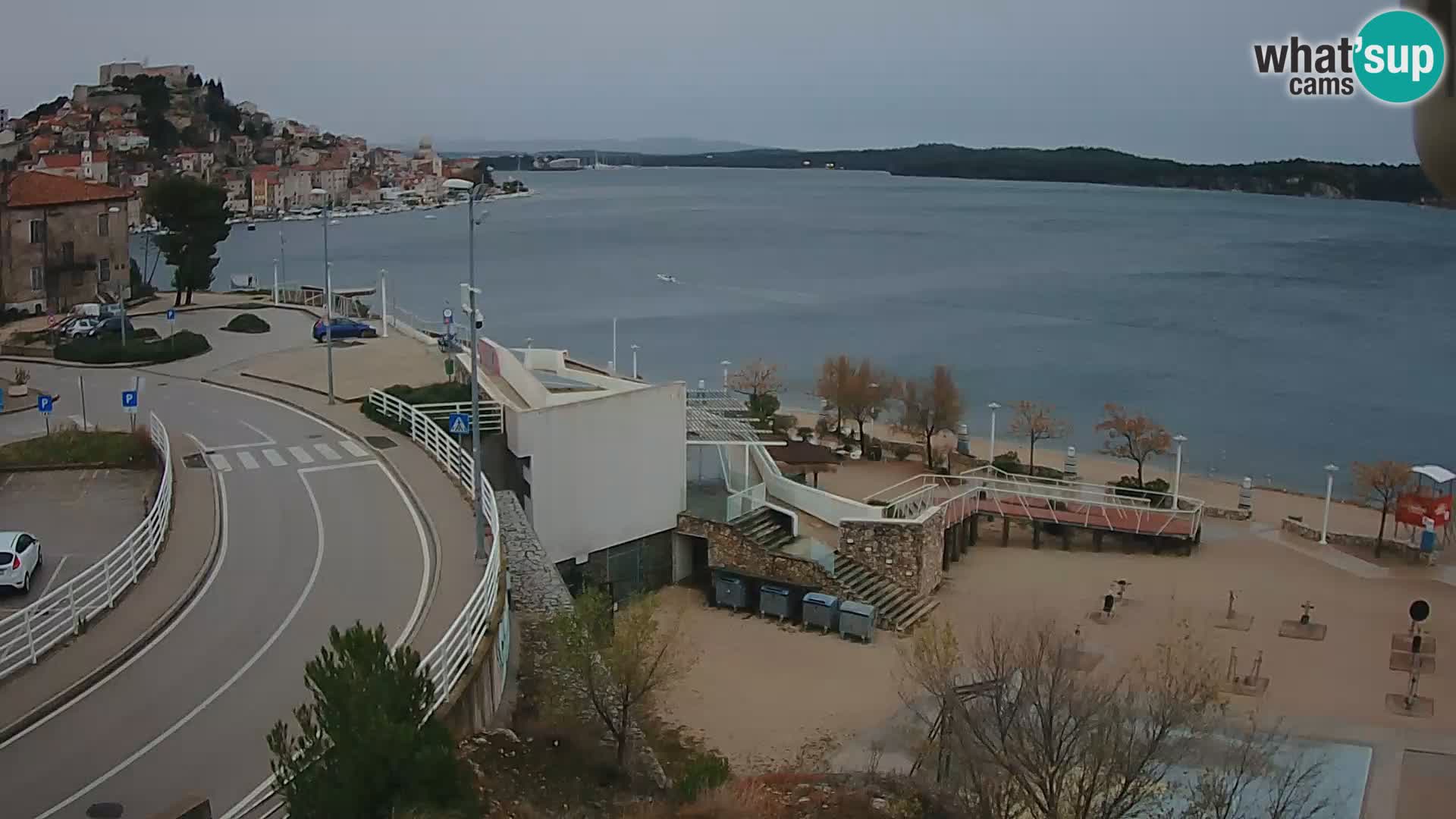 Šibenik webcam Beach Banj