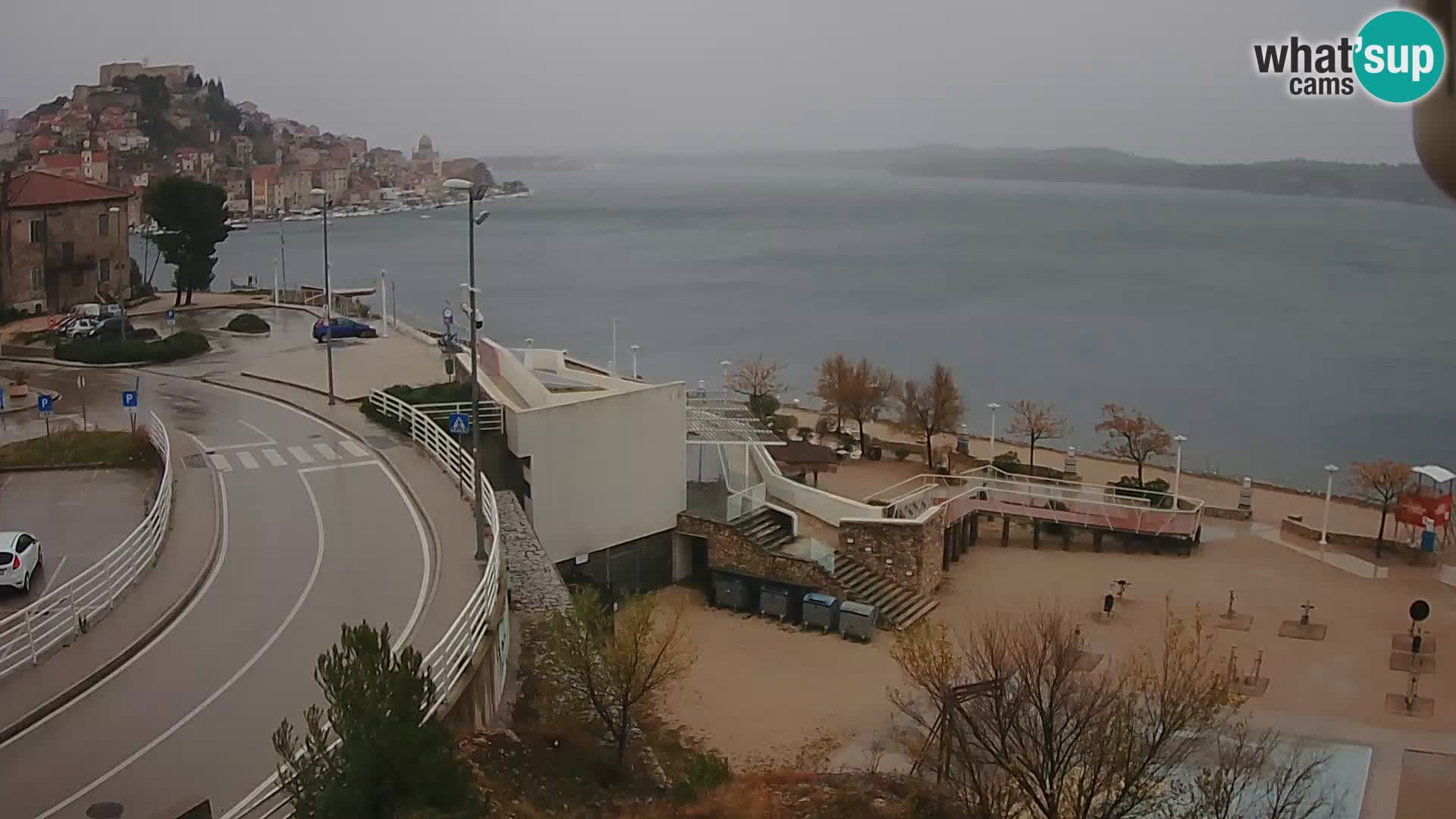 Šibenik webcam Beach Banj