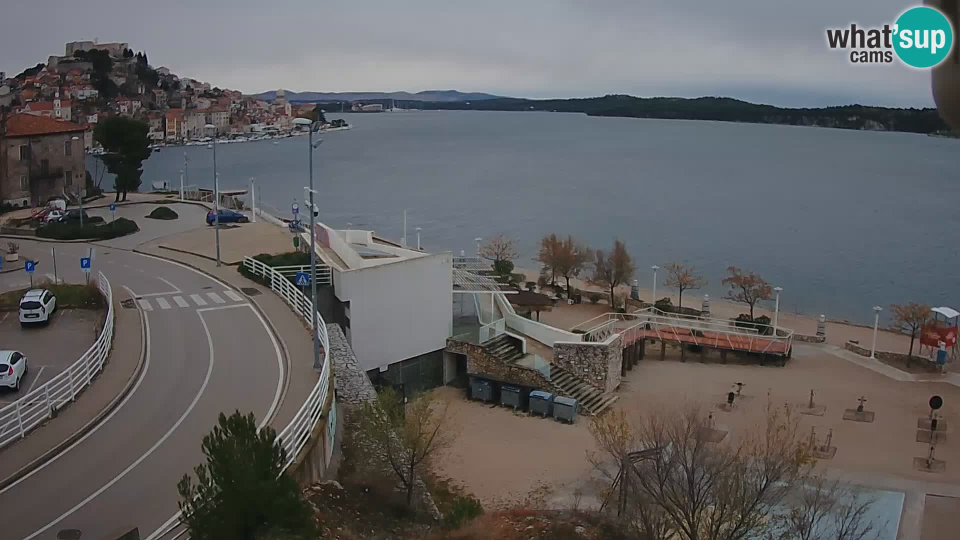 Šibenik webcam Beach Banj