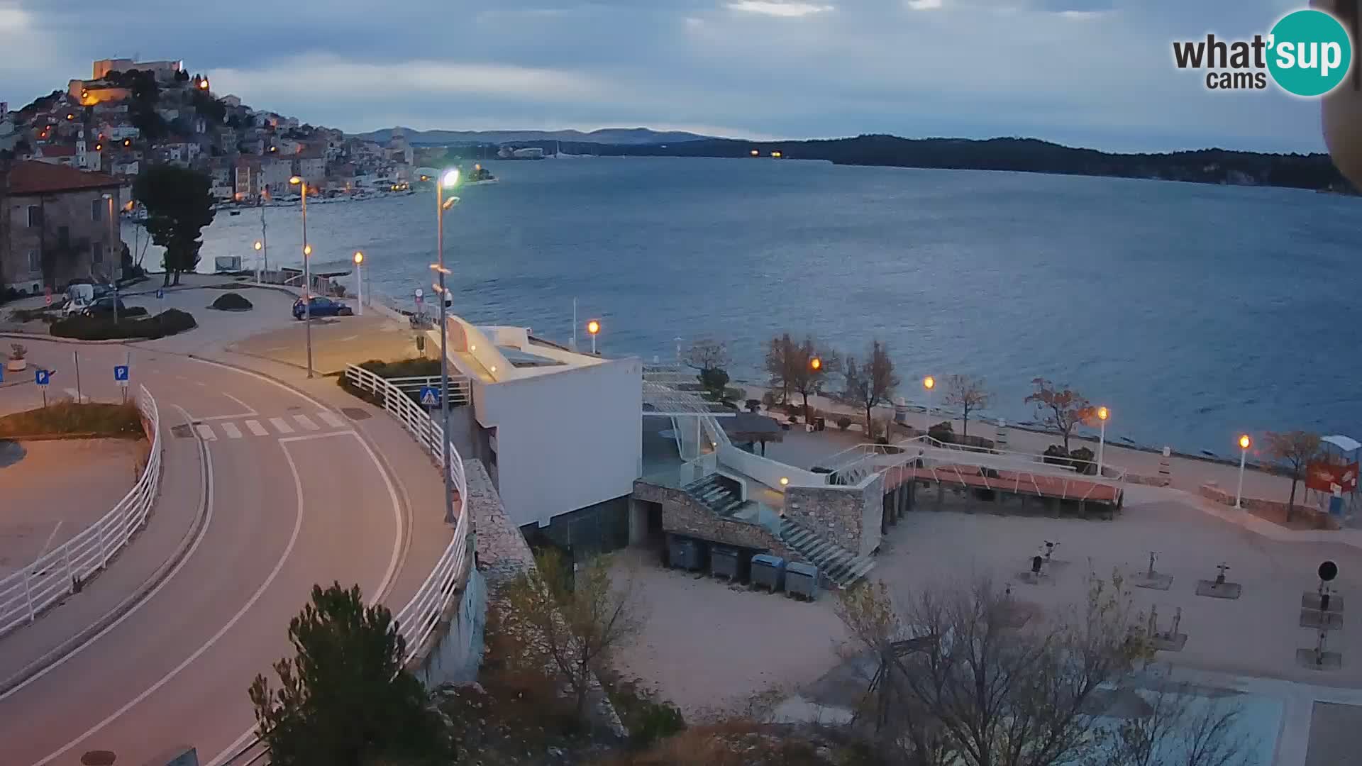 Šibenik webcam Beach Banj