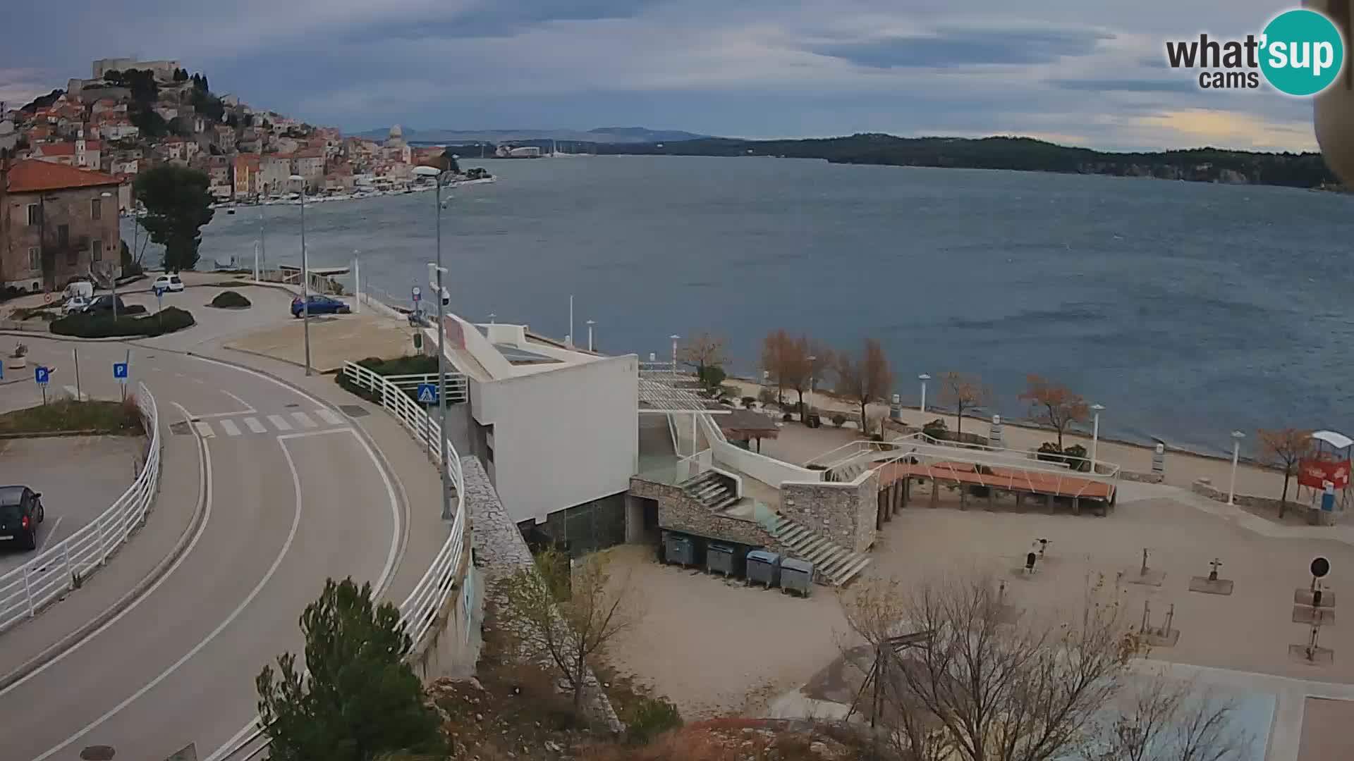 Šibenik webcam Beach Banj