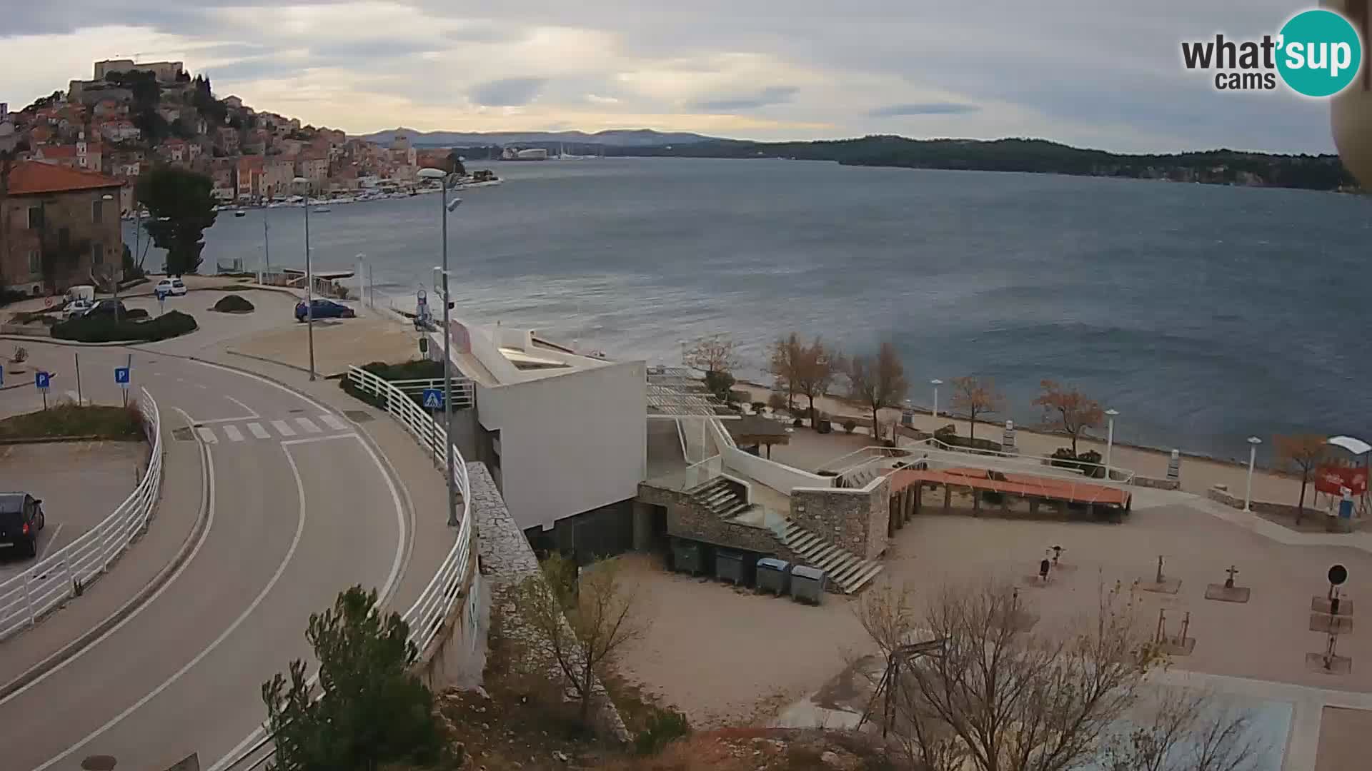 Šibenik webcam Beach Banj