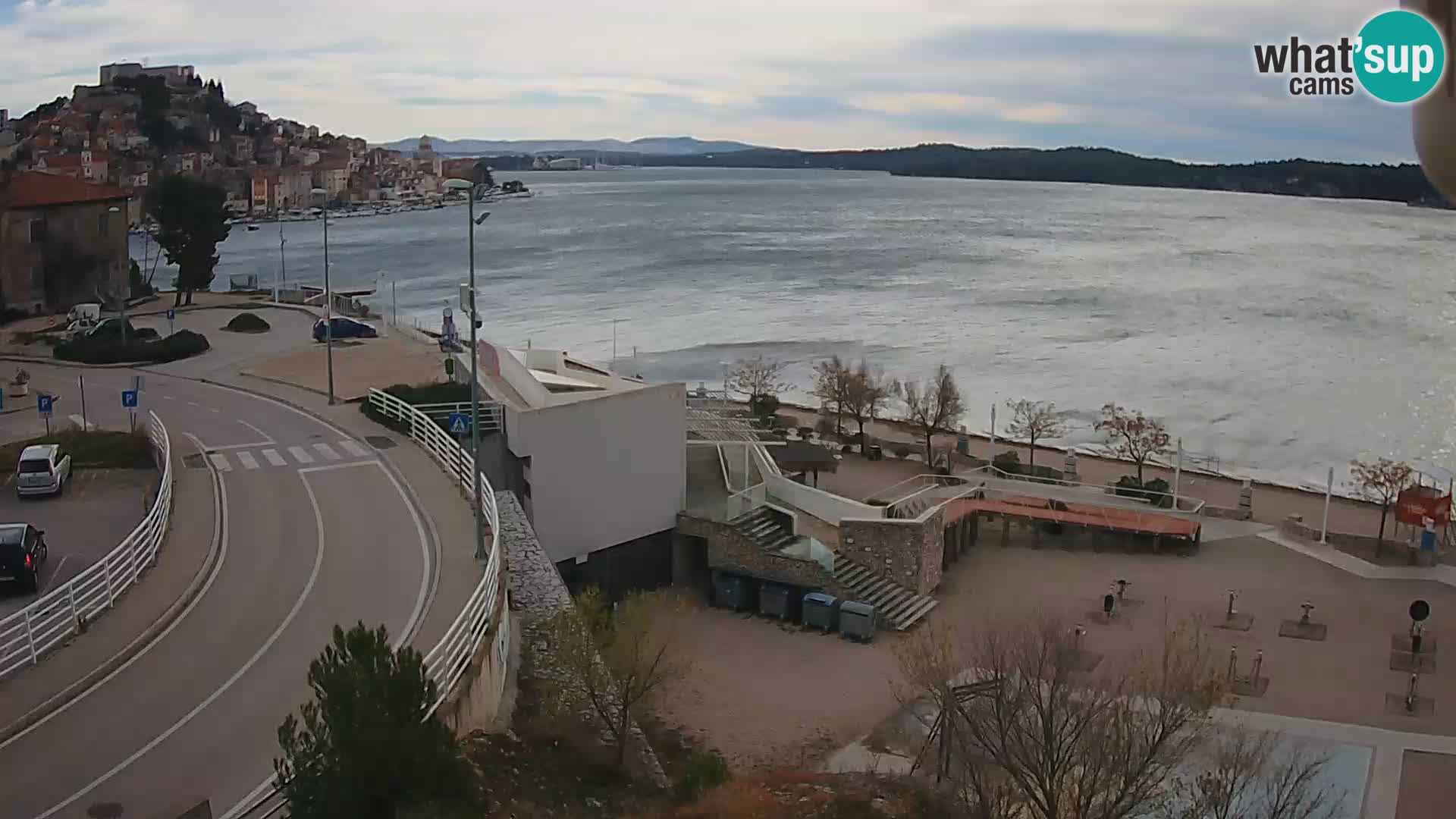 Šibenik webcam Beach Banj