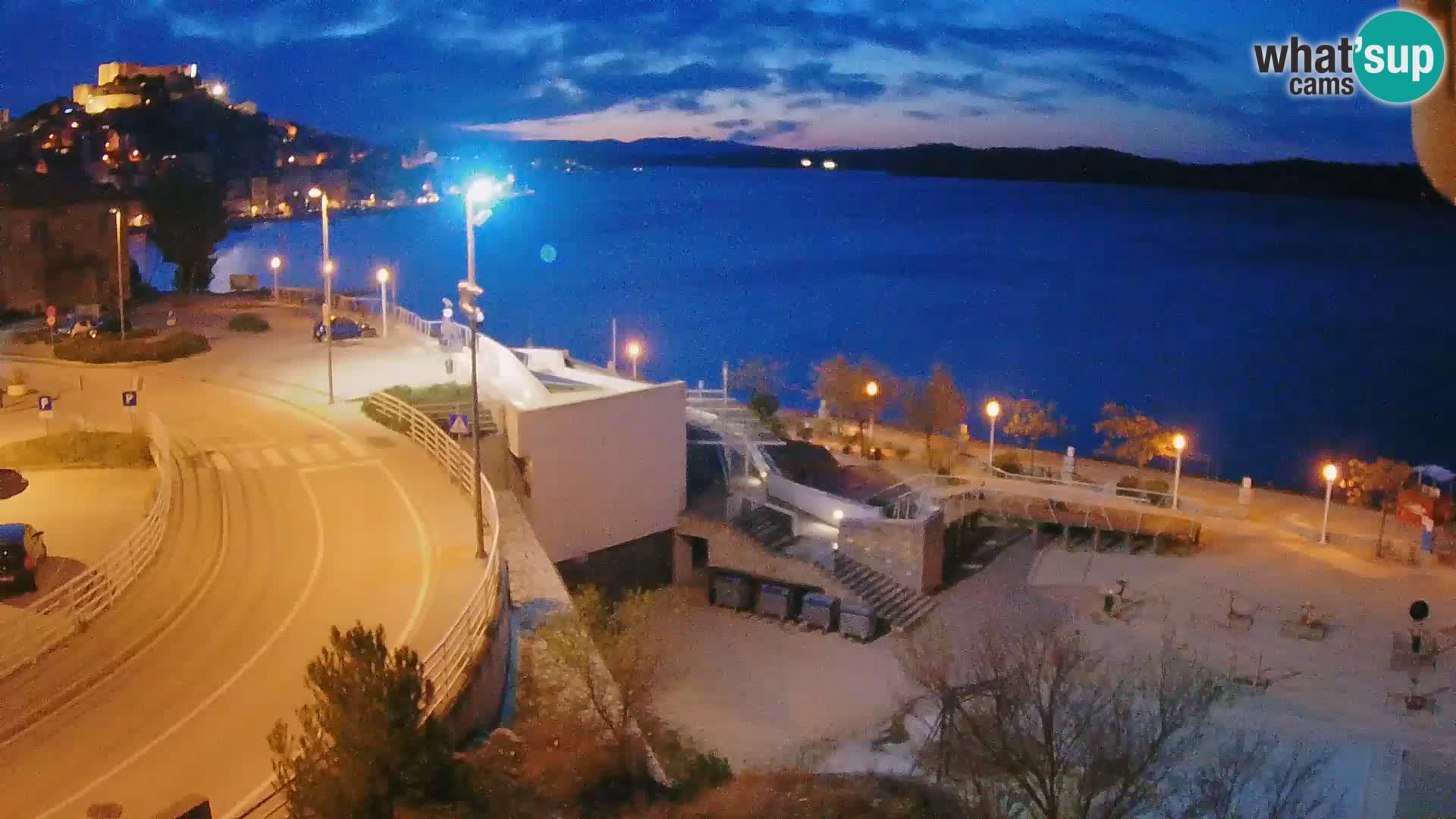 Šibenik webcam Beach Banj