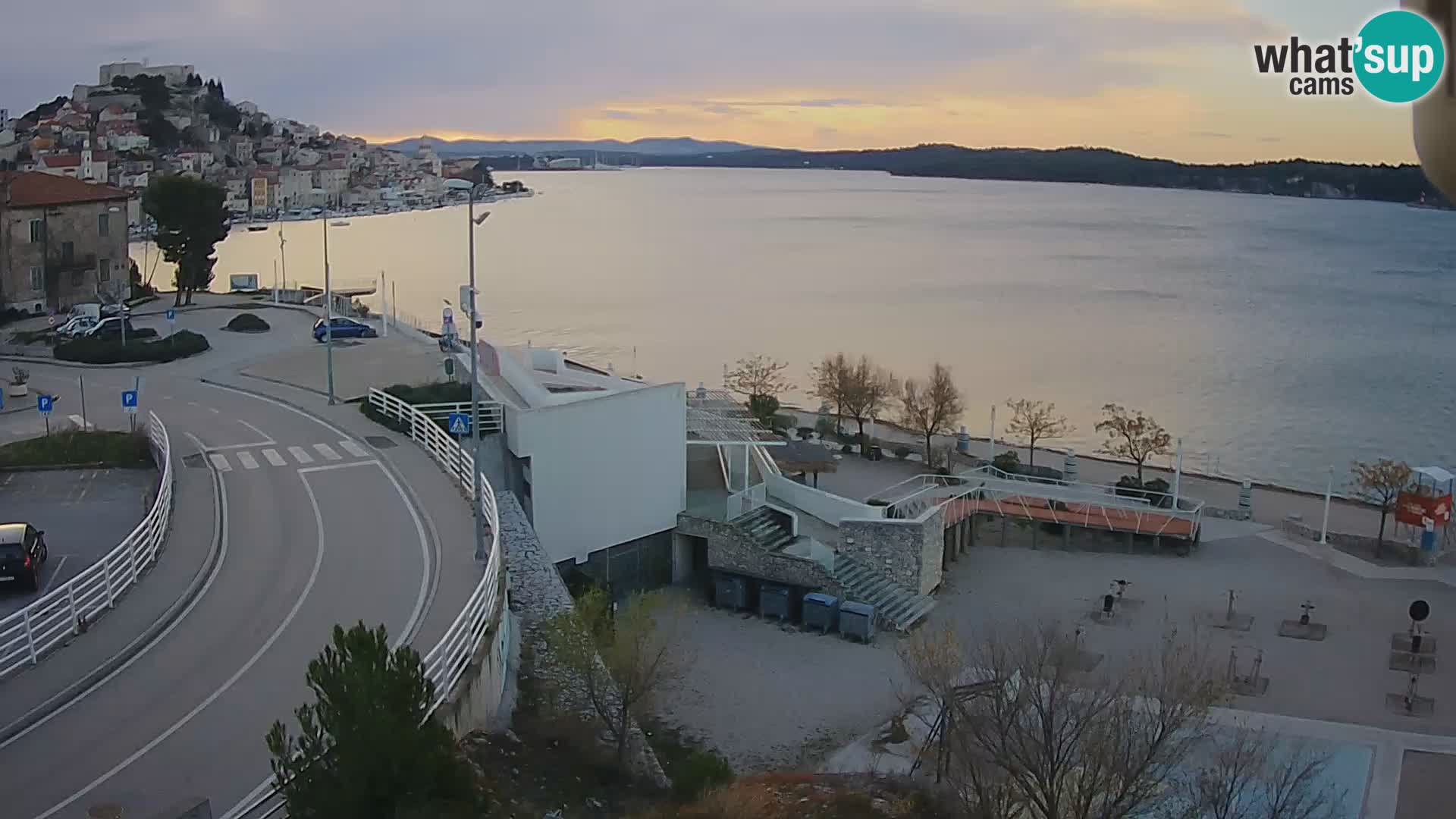 Šibenik webcam Beach Banj