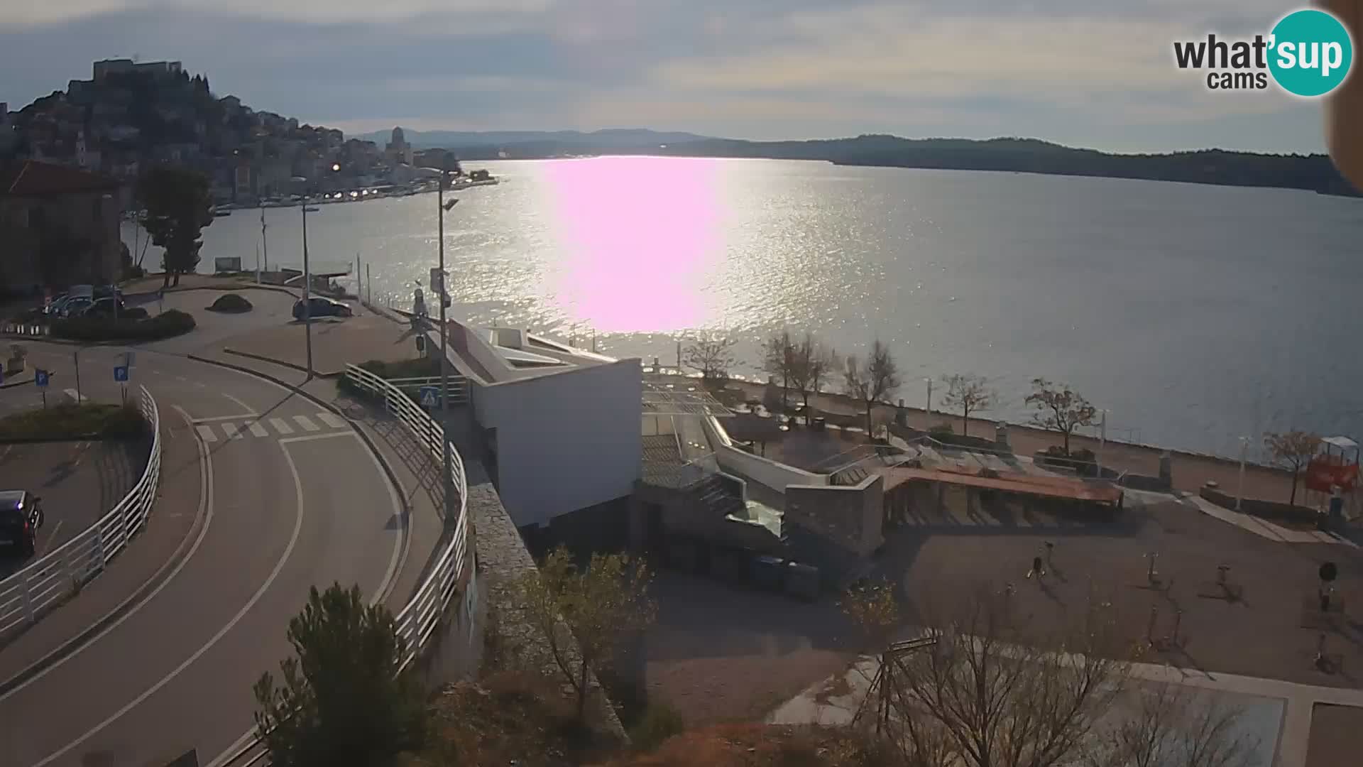 Šibenik webcam Beach Banj