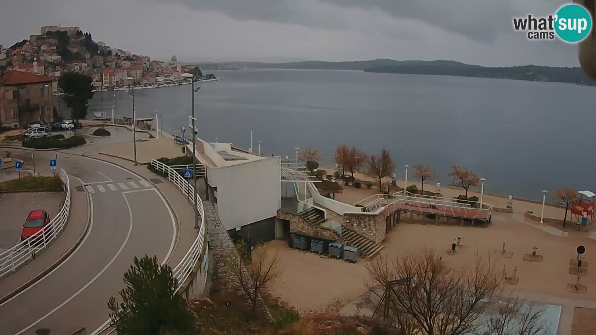 Šibenik webcam Beach Banj