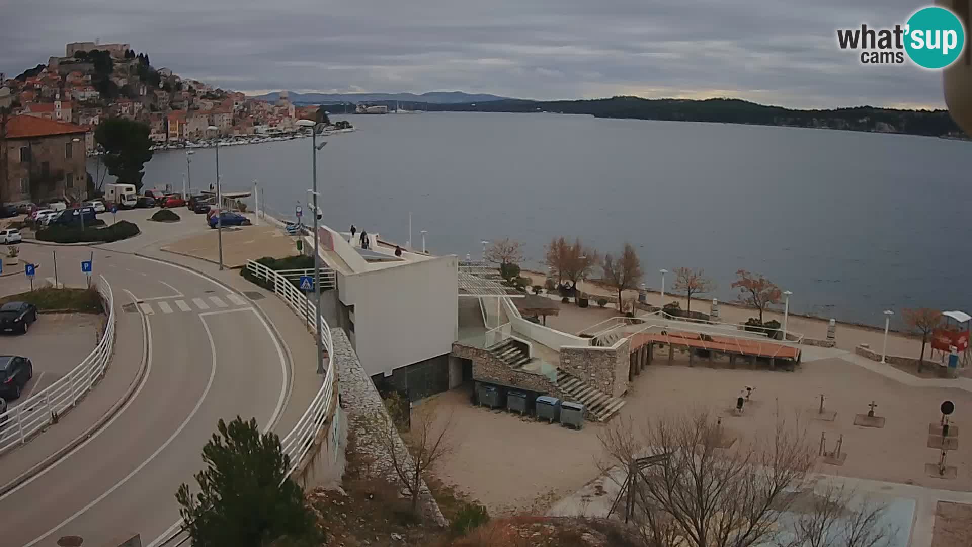 Šibenik webcam Beach Banj