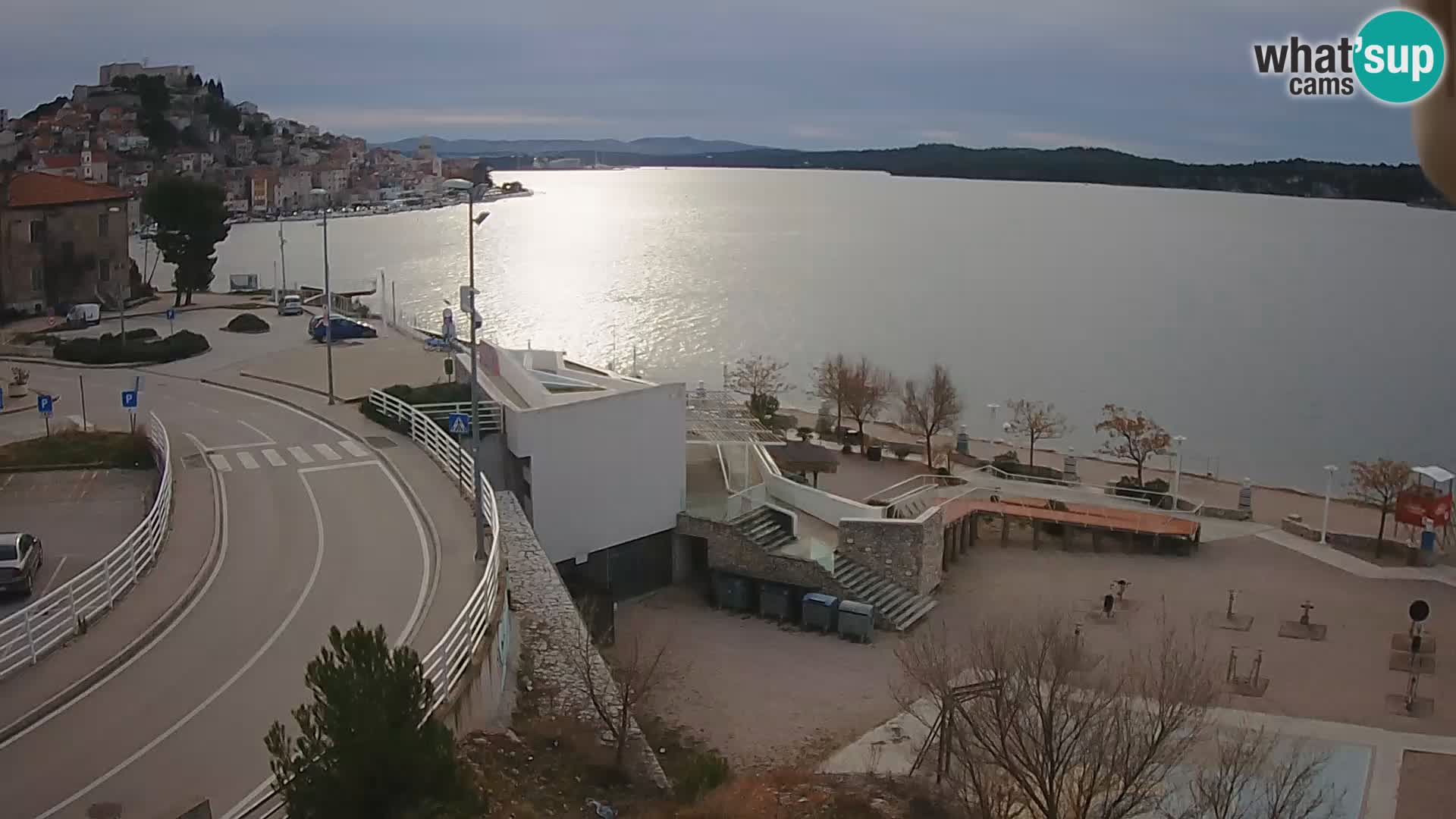 Šibenik webcam Beach Banj