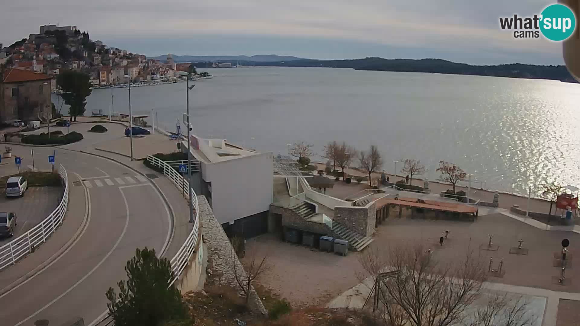 Šibenik webcam Beach Banj