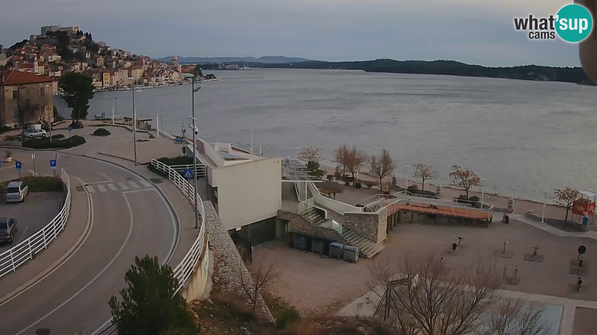 Šibenik webcam Beach Banj