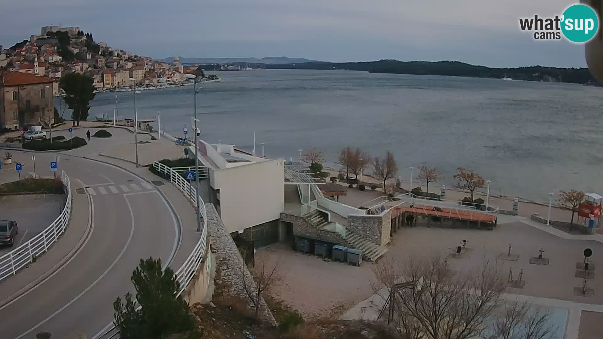 Šibenik webcam Beach Banj