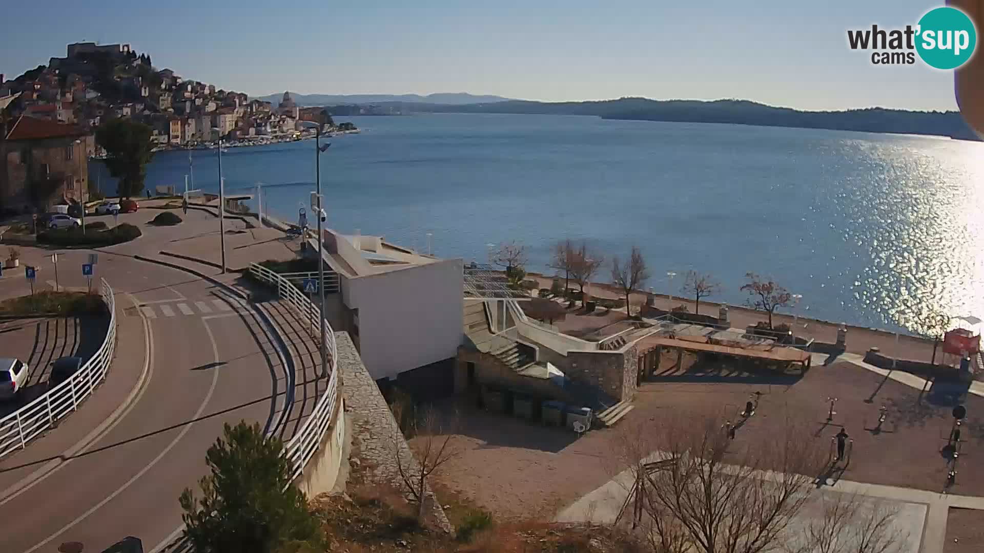 Šibenik webcam Beach Banj