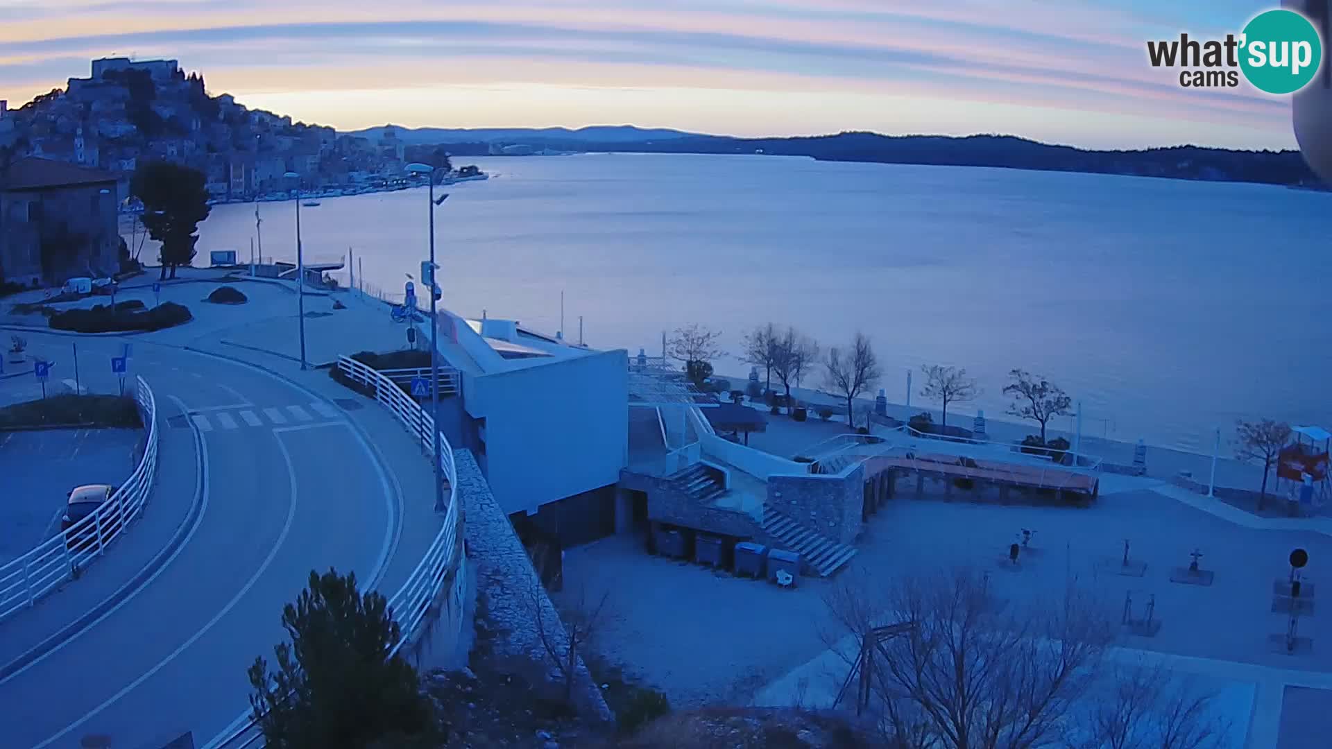 Šibenik webcam Beach Banj