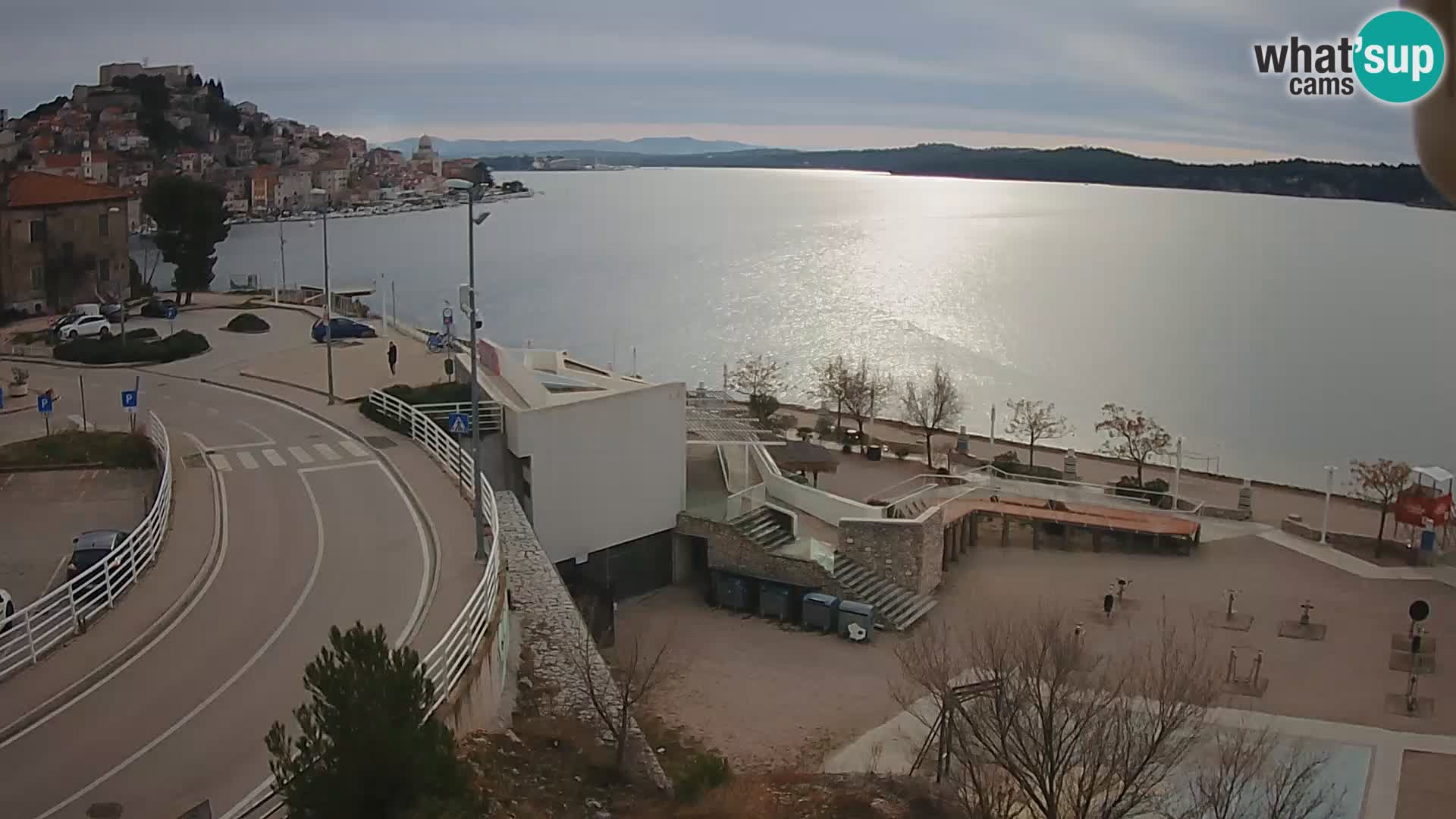 Šibenik webcam Beach Banj