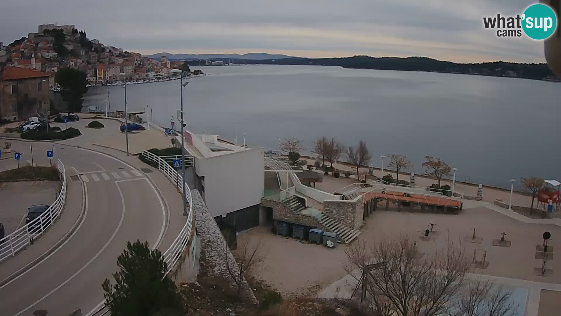 Šibenik webcam Beach Banj