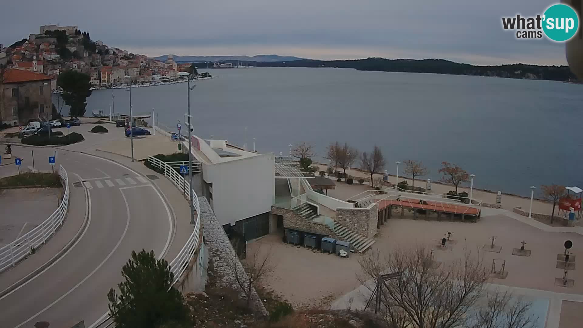 Šibenik webcam Beach Banj