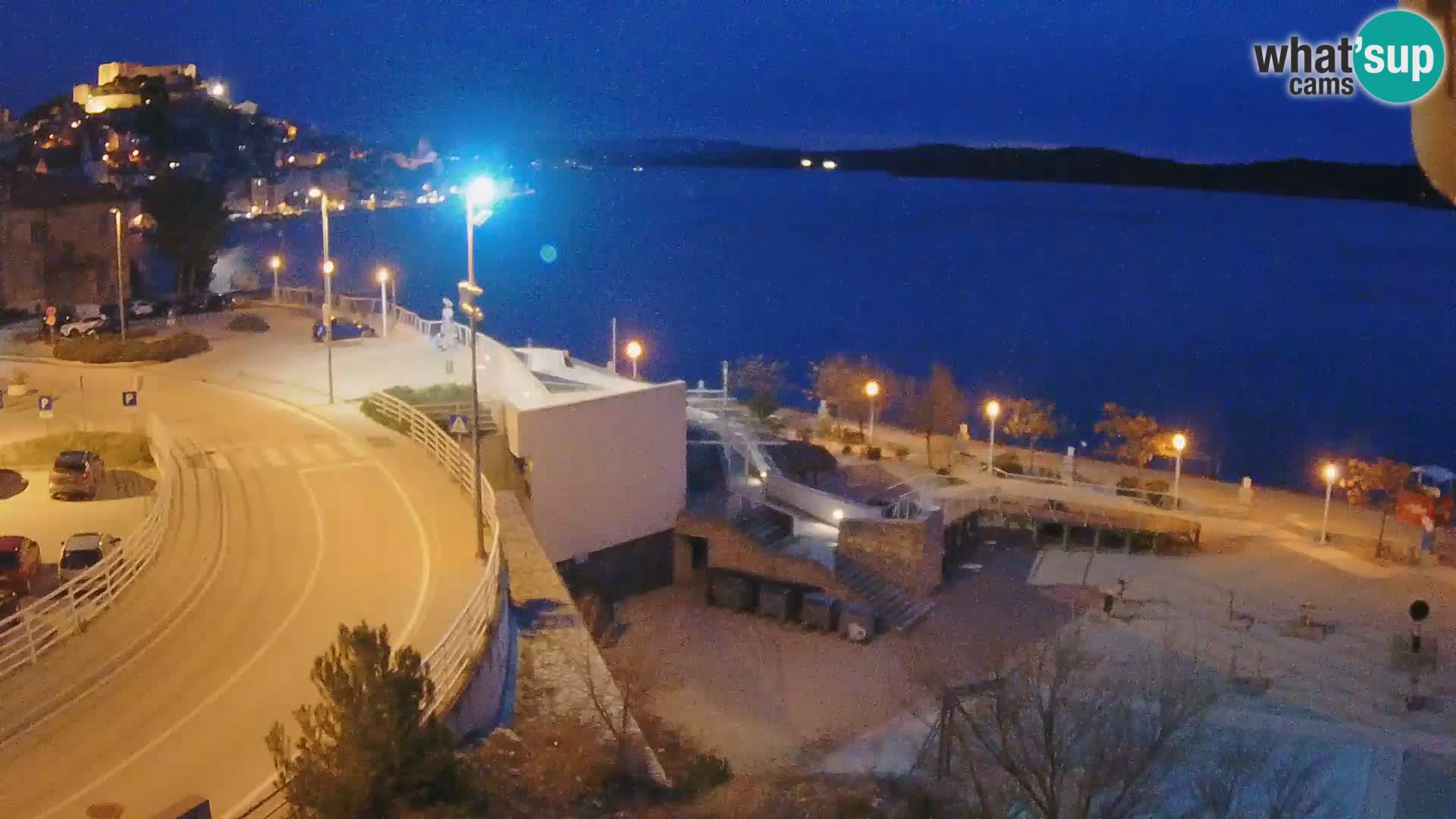 Šibenik webcam Beach Banj