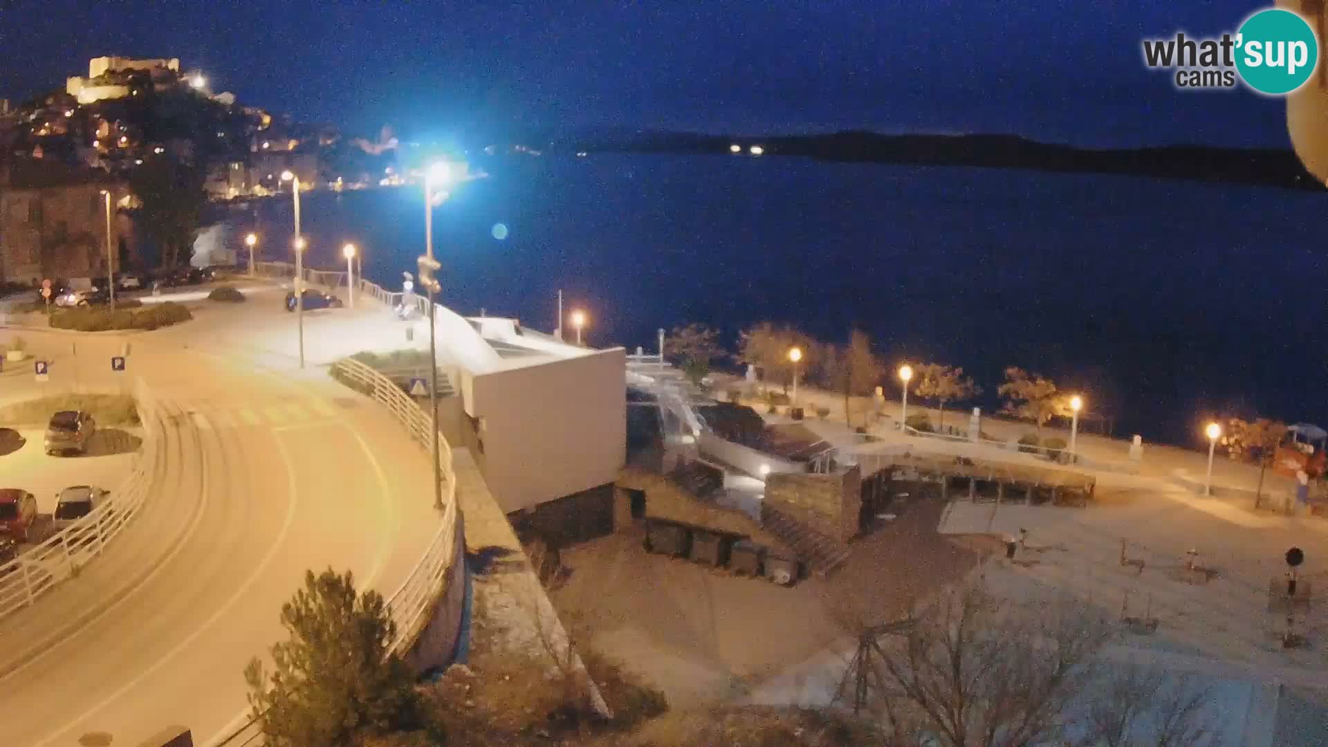 Šibenik webcam Beach Banj