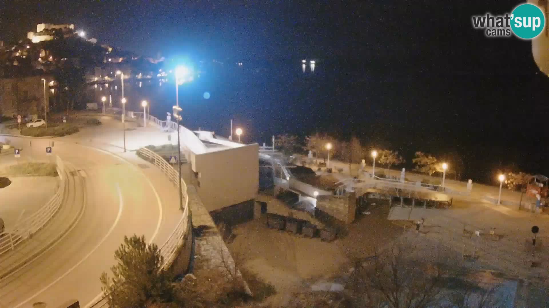 Šibenik webcam Beach Banj