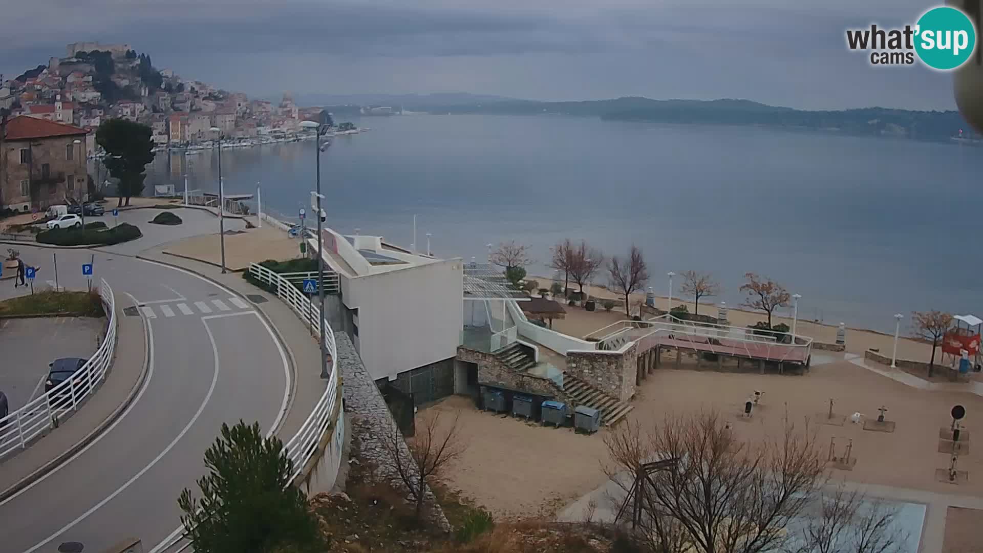 Web kamera Šibenik plaža Banj