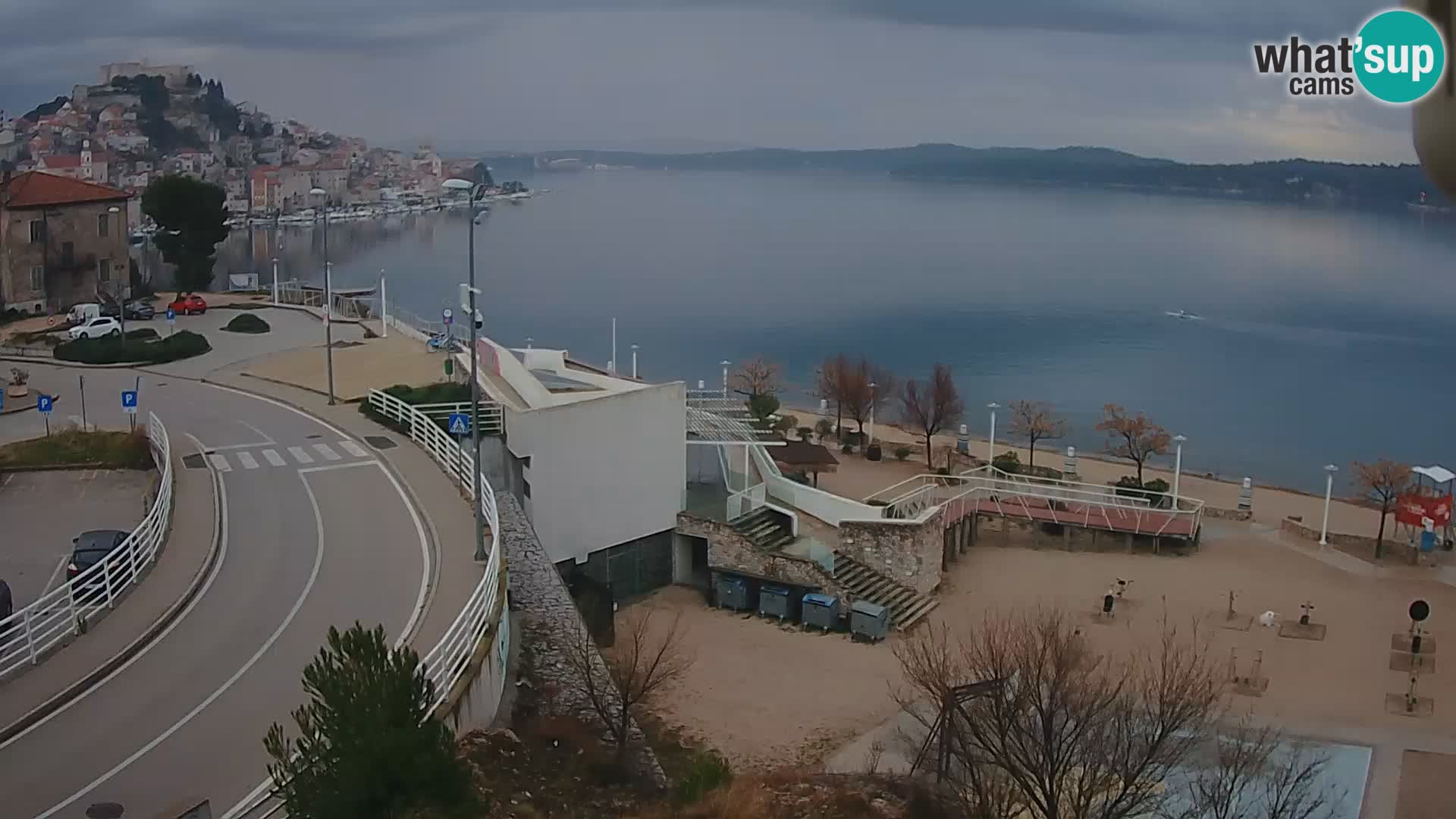 Šibenik webcam Beach Banj