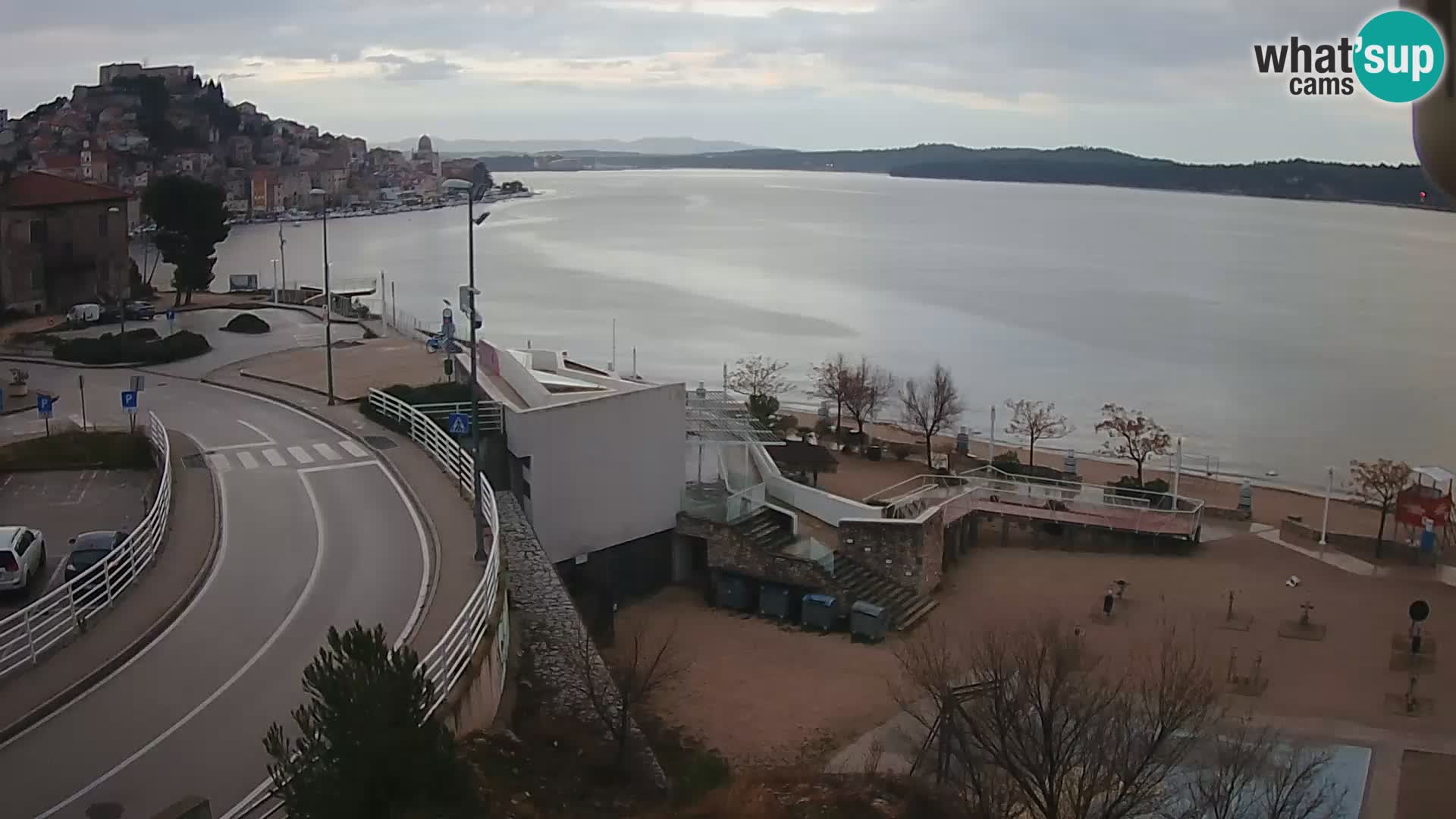 Šibenik webcam Beach Banj